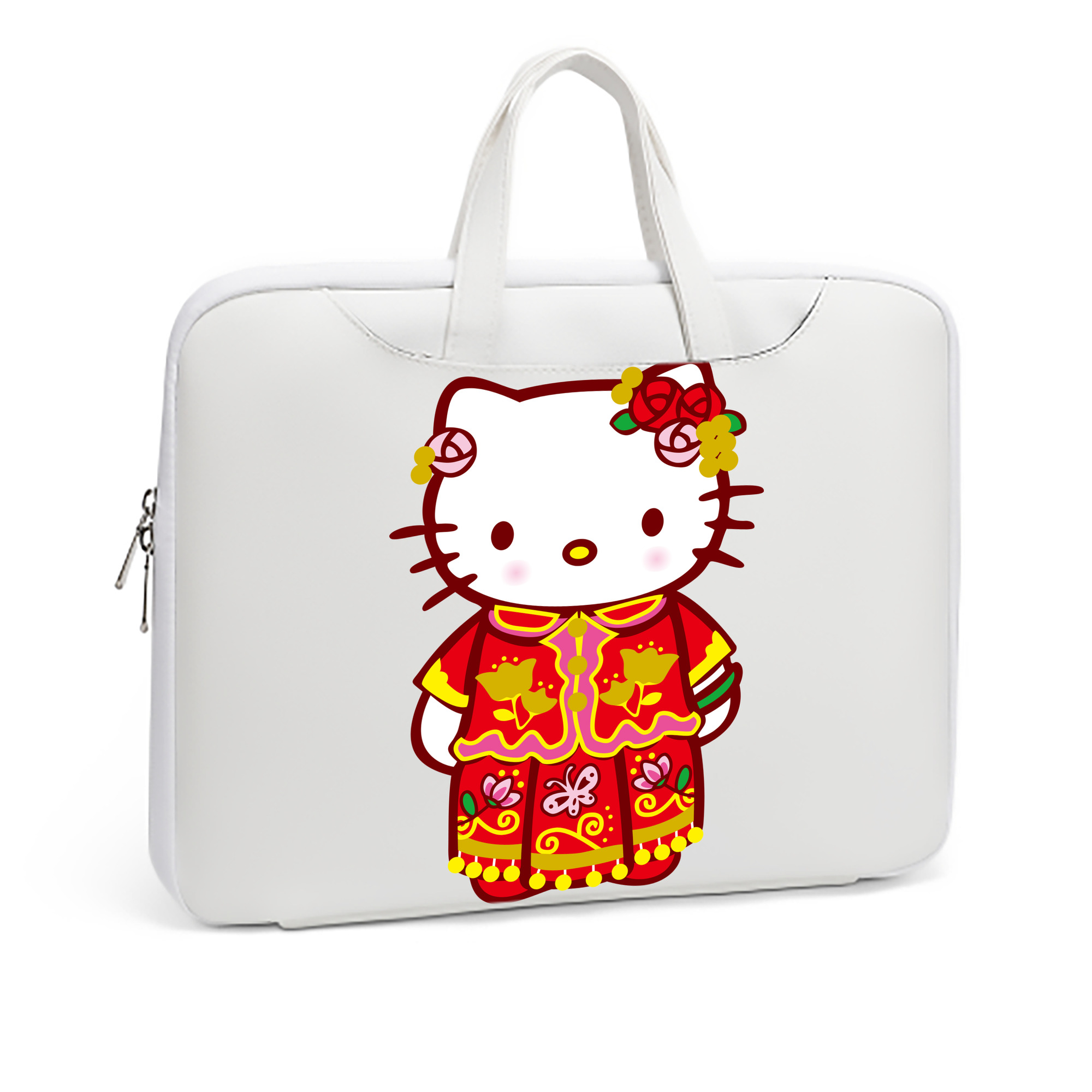 （画像用） Hello Kitty ハローキティ レザーラップトップバッグ　ノートパソコンケース