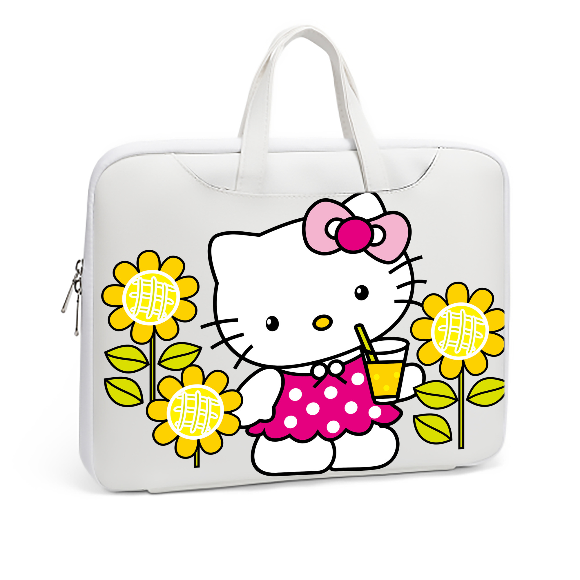 （画像用） Hello Kitty ハローキティ レザーラップトップバッグ　ノートパソコンケース