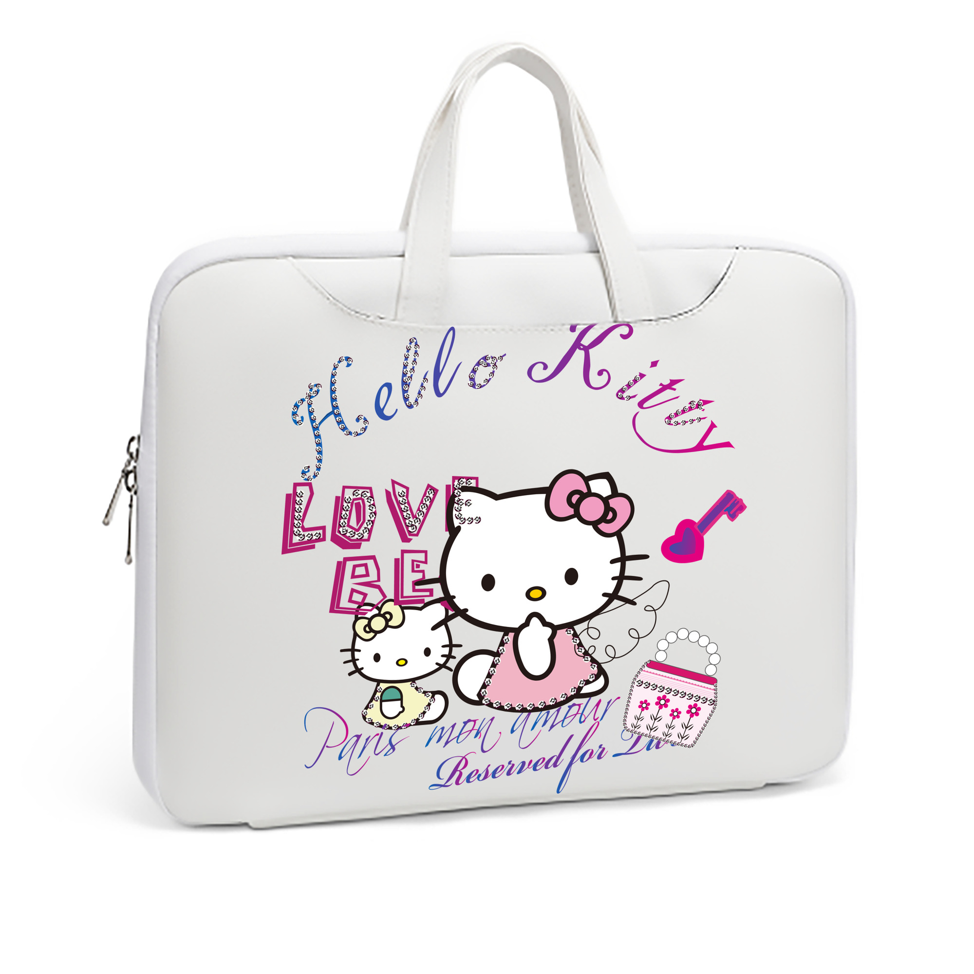 （画像用） Hello Kitty ハローキティ レザーラップトップバッグ　ノートパソコンケース