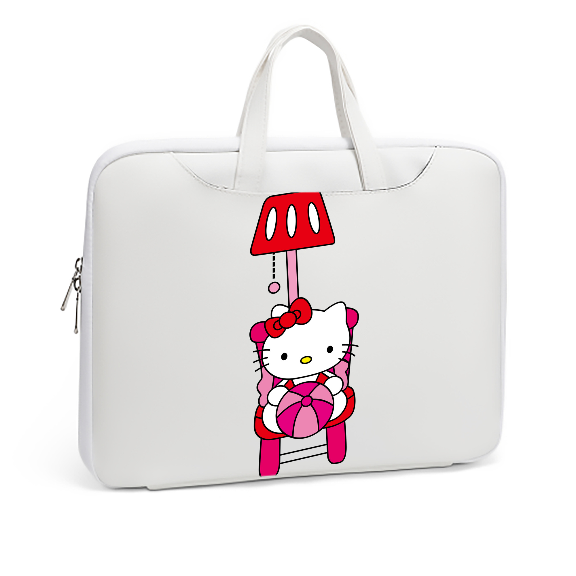 （画像用） Hello Kitty ハローキティ レザーラップトップバッグ　ノートパソコンケース