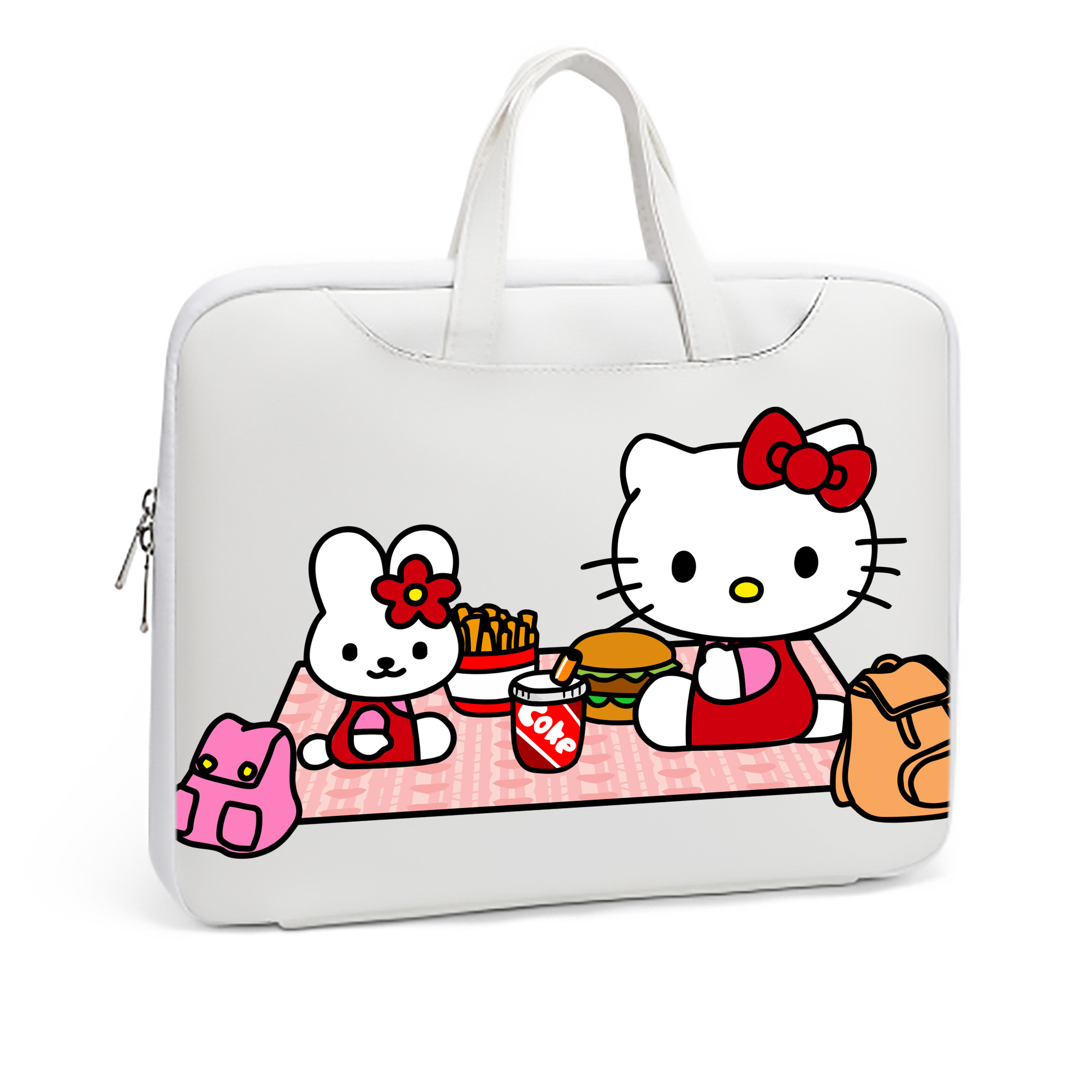 （画像用） Hello Kitty ハローキティ レザーラップトップバッグ　ノートパソコンケース