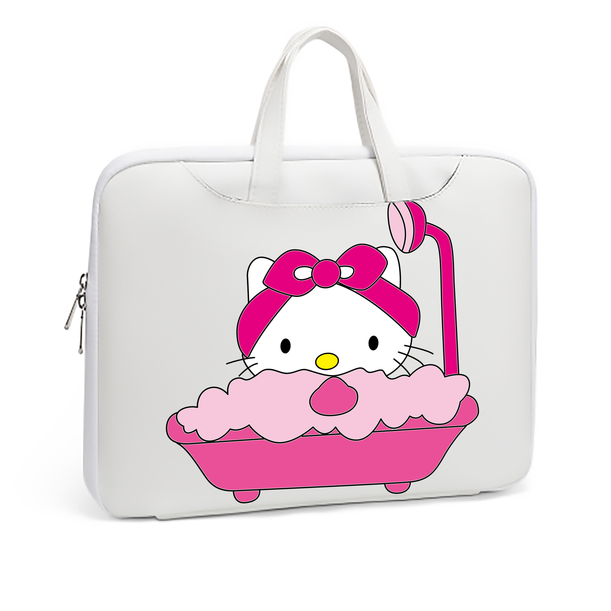 （画像用） Hello Kitty ハローキティ レザーラップトップバッグ　ノートパソコンケース