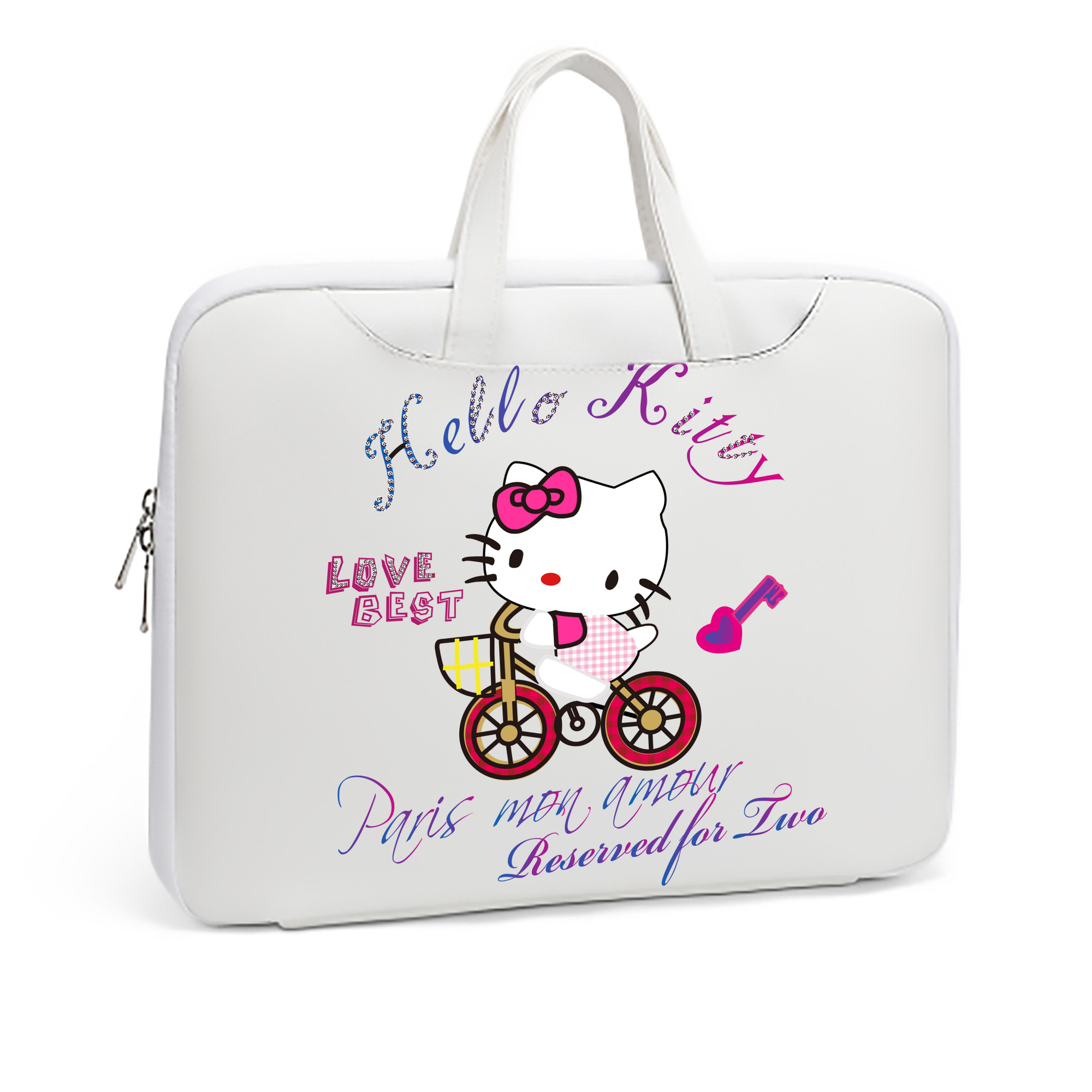 （画像用） Hello Kitty ハローキティ レザーラップトップバッグ　ノートパソコンケース