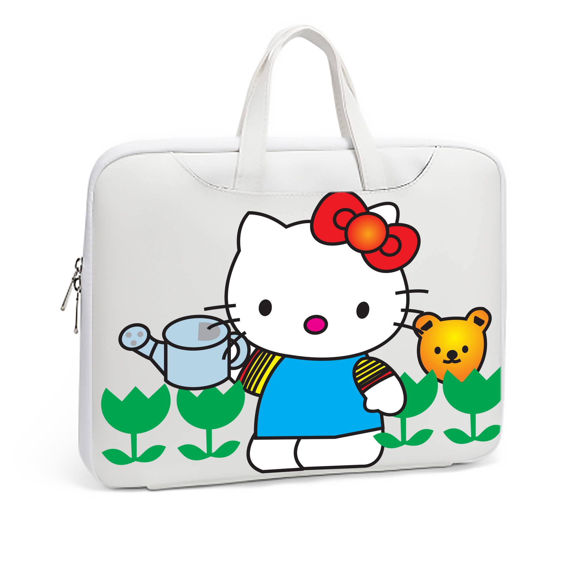 （画像用） Hello Kitty ハローキティ レザーラップトップバッグ　ノートパソコンケース