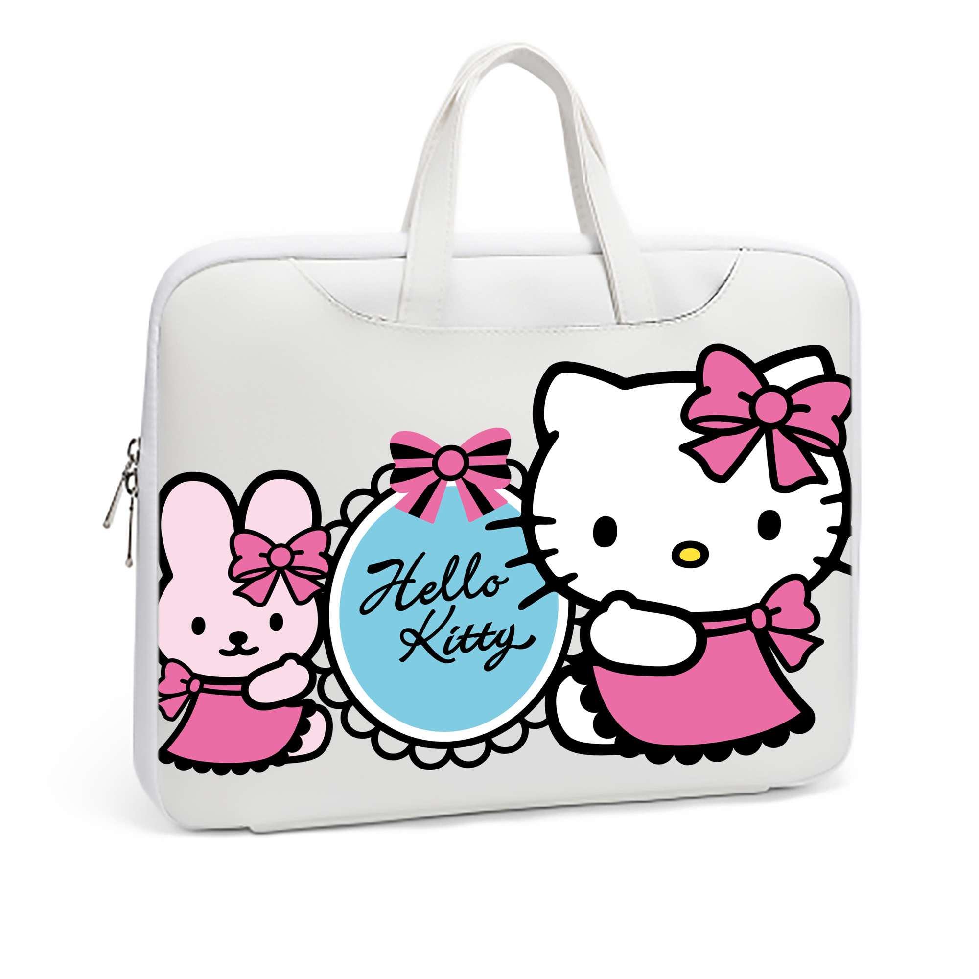 （画像用） Hello Kitty ハローキティ レザーラップトップバッグ　ノートパソコンケース