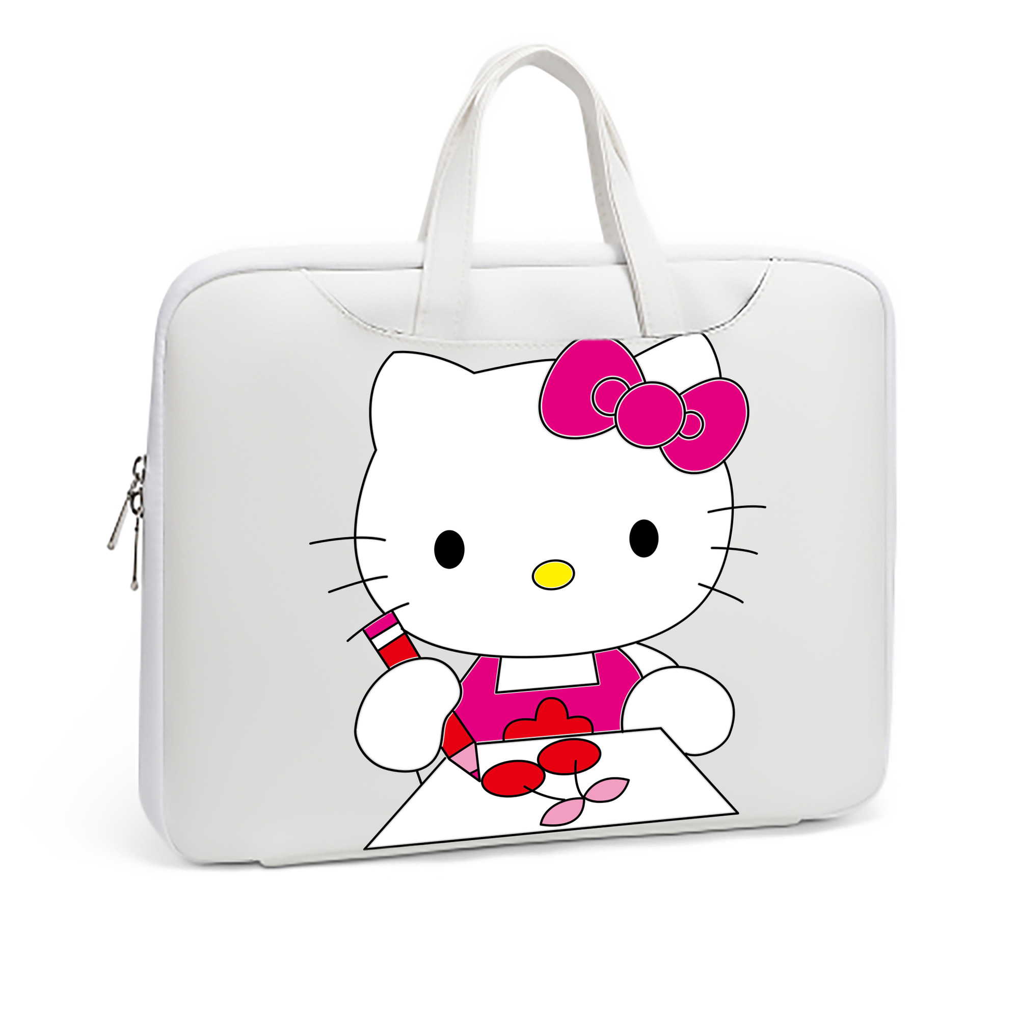 （画像用） Hello Kitty ハローキティ レザーラップトップバッグ　ノートパソコンケース