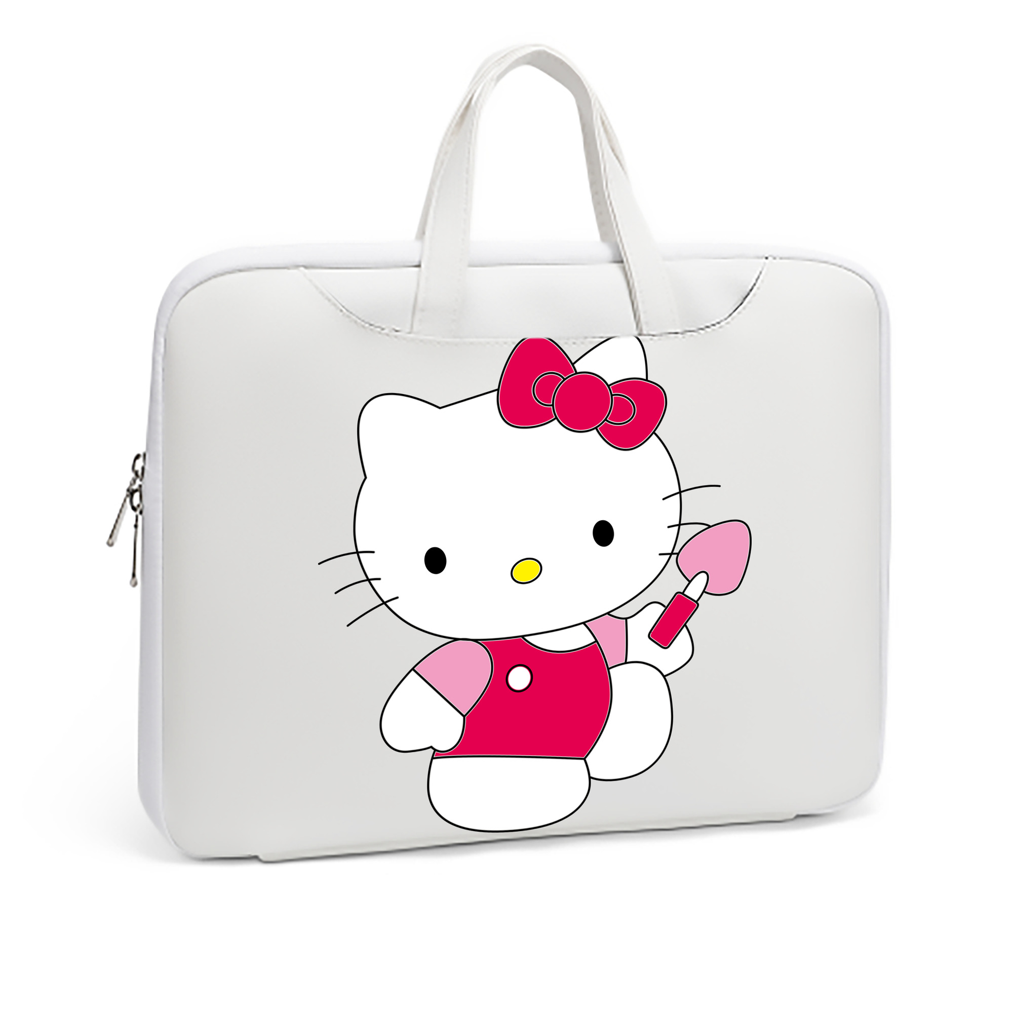 （画像用） Hello Kitty ハローキティ レザーラップトップバッグ　ノートパソコンケース