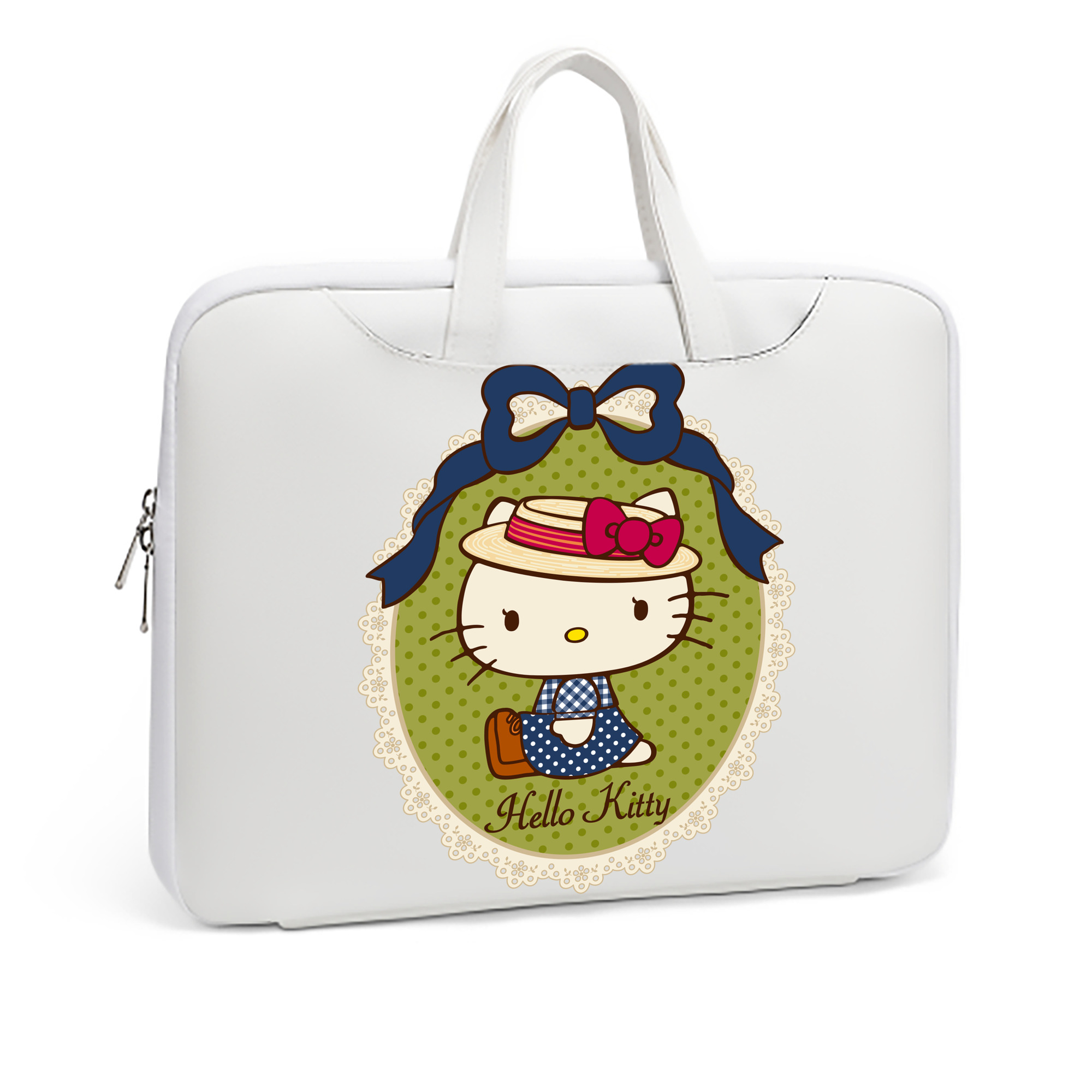 （画像用） Hello Kitty ハローキティ レザーラップトップバッグ　ノートパソコンケース