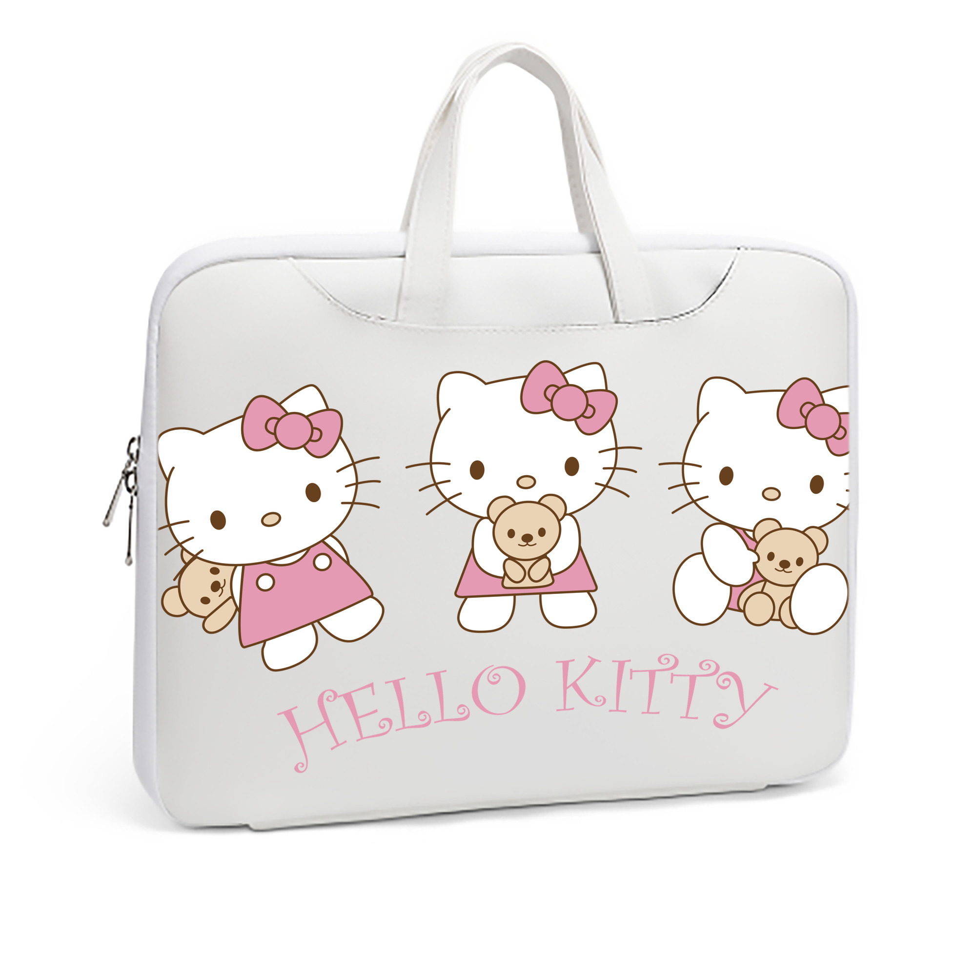 （画像用） Hello Kitty ハローキティ レザーラップトップバッグ　ノートパソコンケース