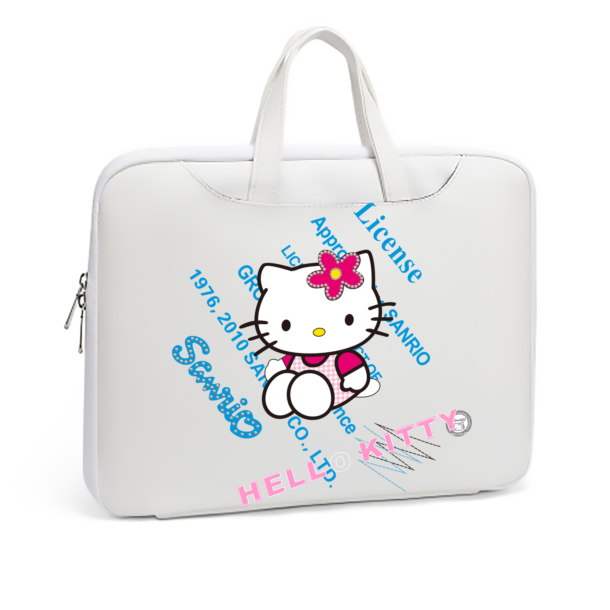 （画像用） Hello Kitty ハローキティ レザーラップトップバッグ　ノートパソコンケース