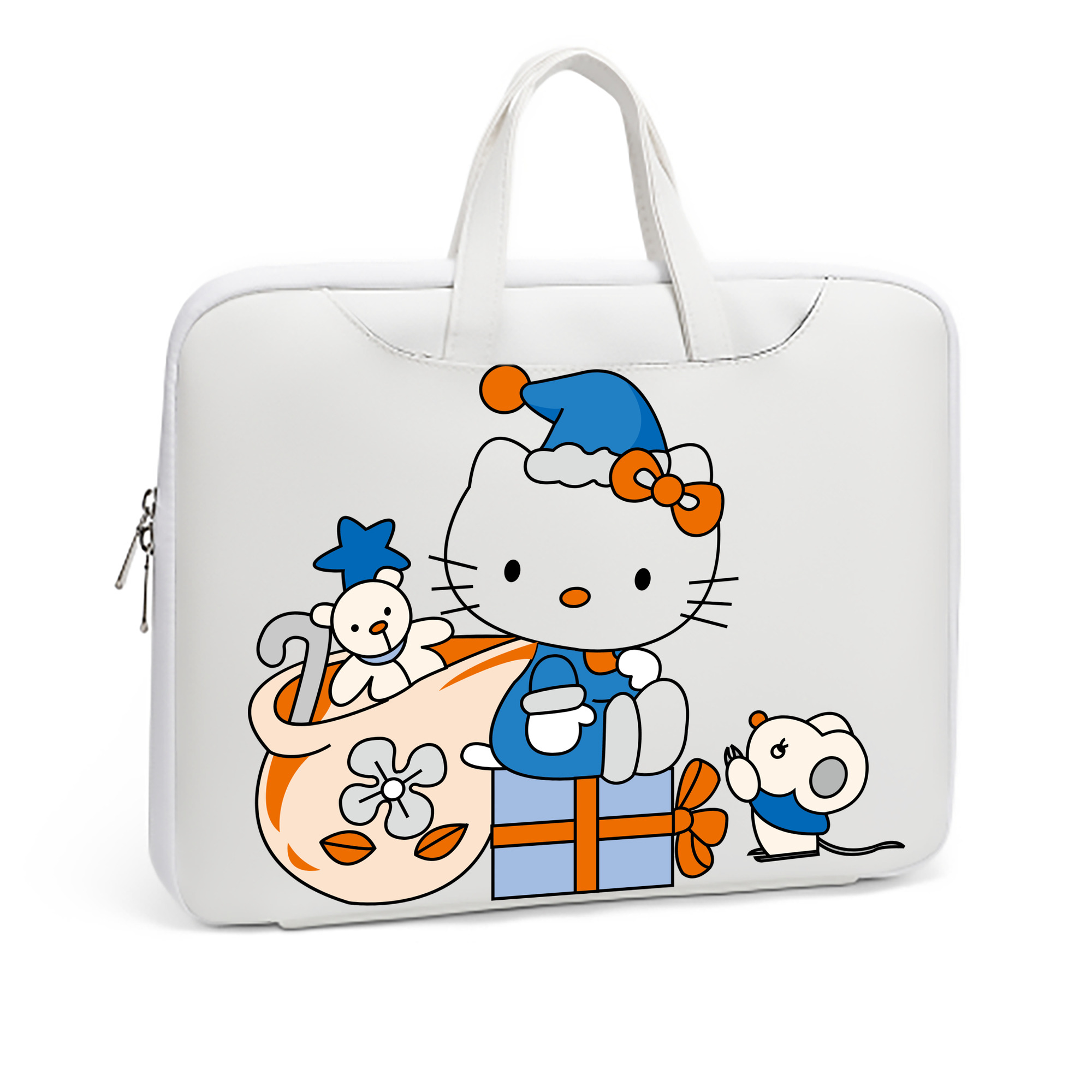 （画像用） Hello Kitty ハローキティ レザーラップトップバッグ　ノートパソコンケース