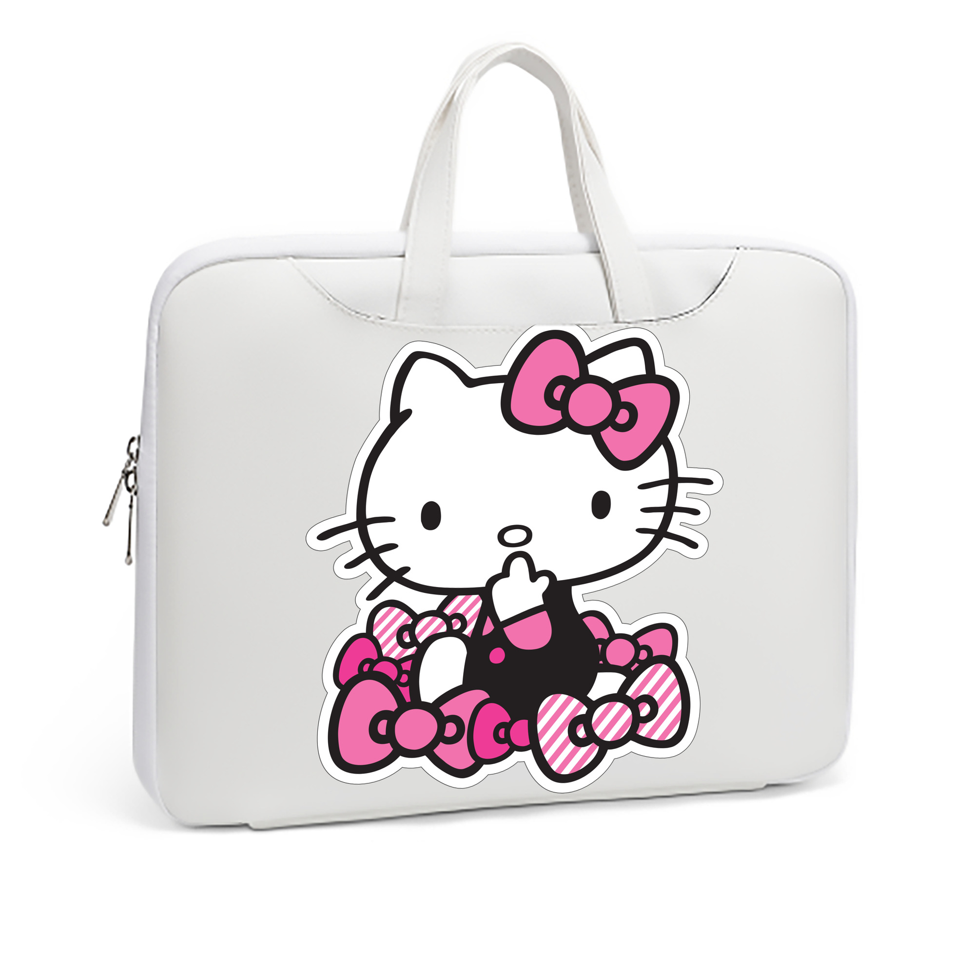 （画像用） Hello Kitty ハローキティ レザーラップトップバッグ　ノートパソコンケース