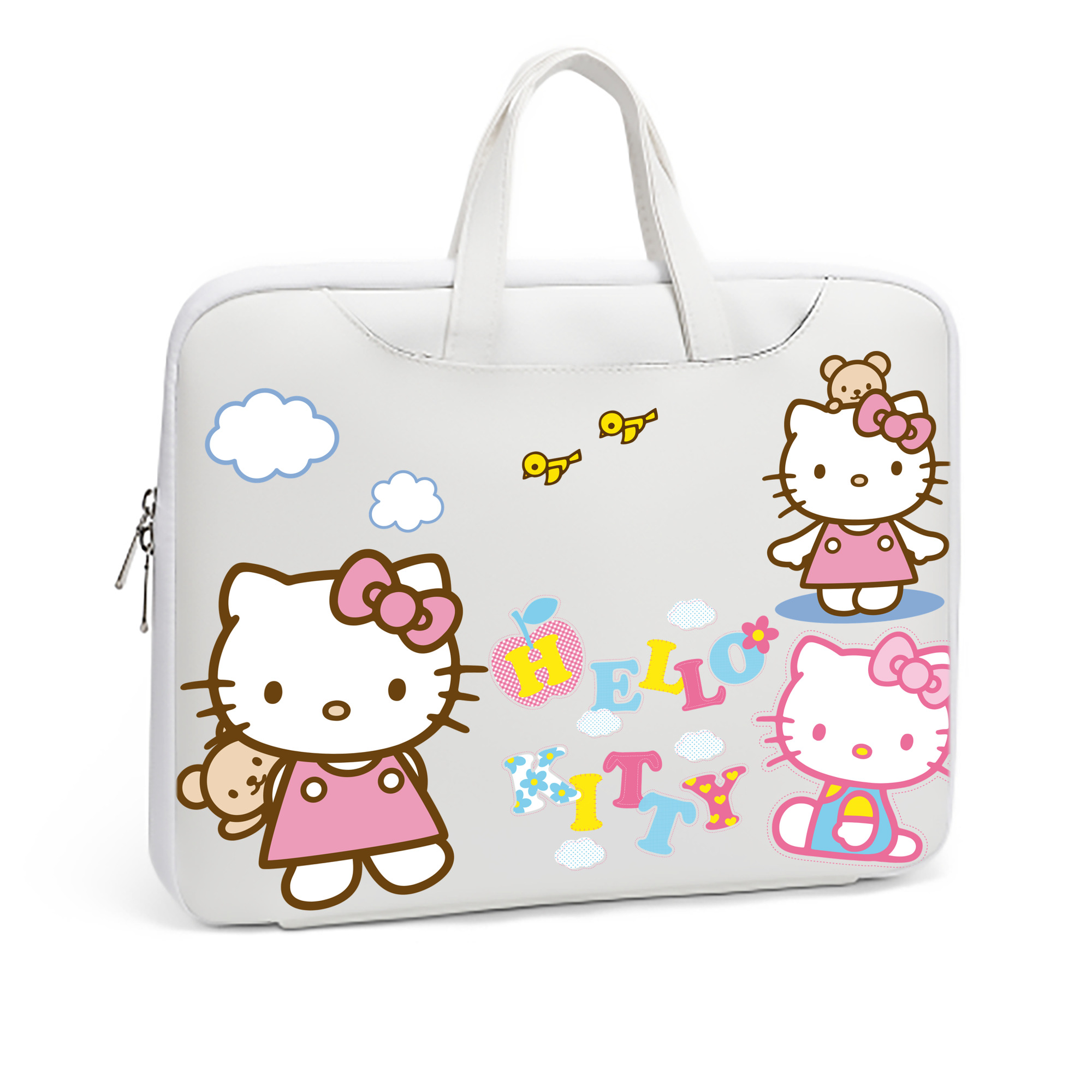 （画像用） Hello Kitty ハローキティ レザーラップトップバッグ　ノートパソコンケース