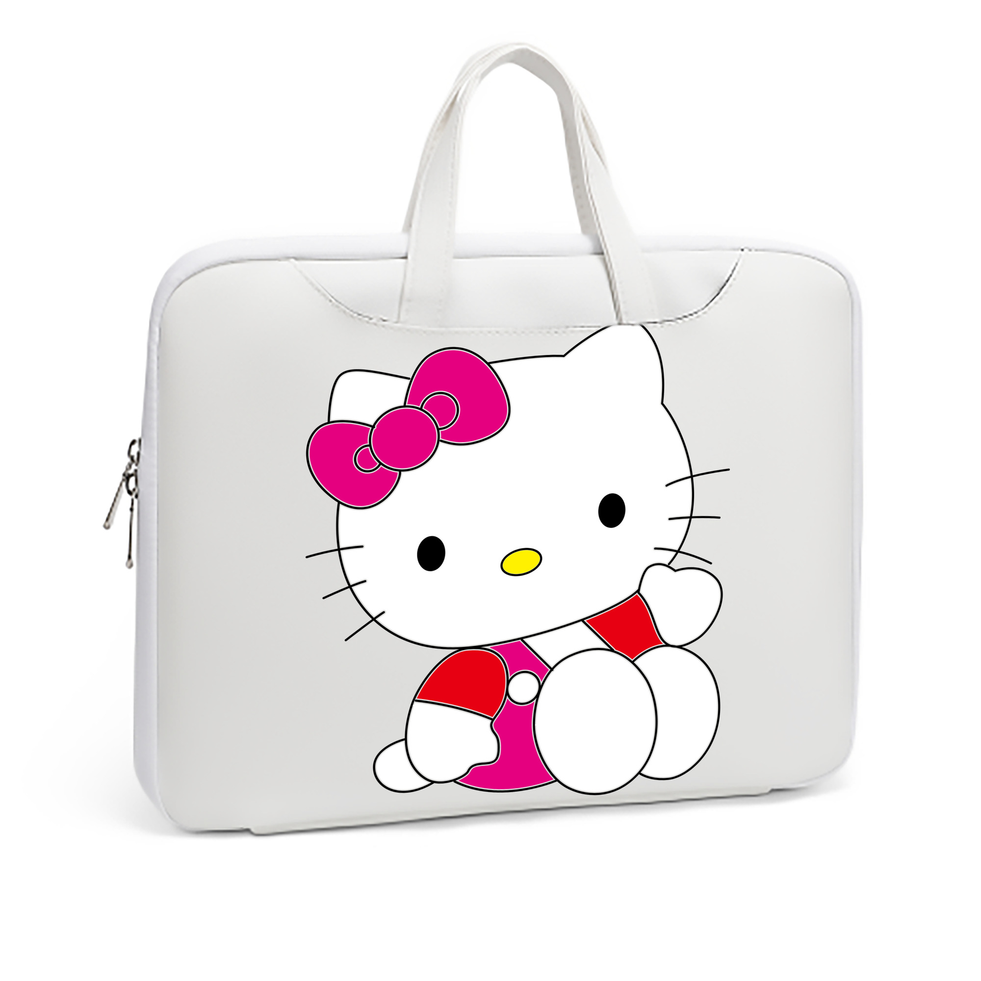 （画像用） Hello Kitty ハローキティ レザーラップトップバッグ　ノートパソコンケース