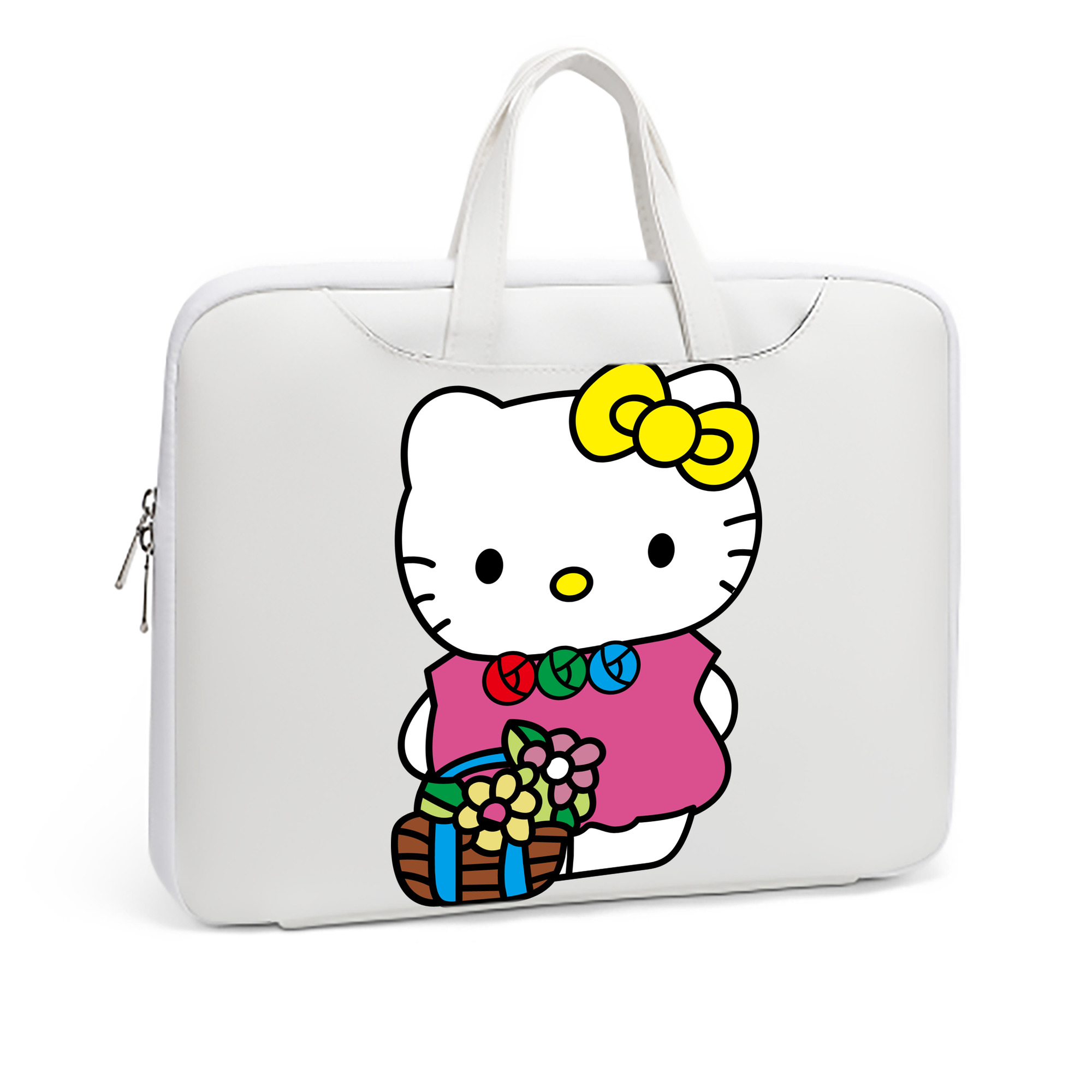 （画像用） Hello Kitty ハローキティ レザーラップトップバッグ　ノートパソコンケース