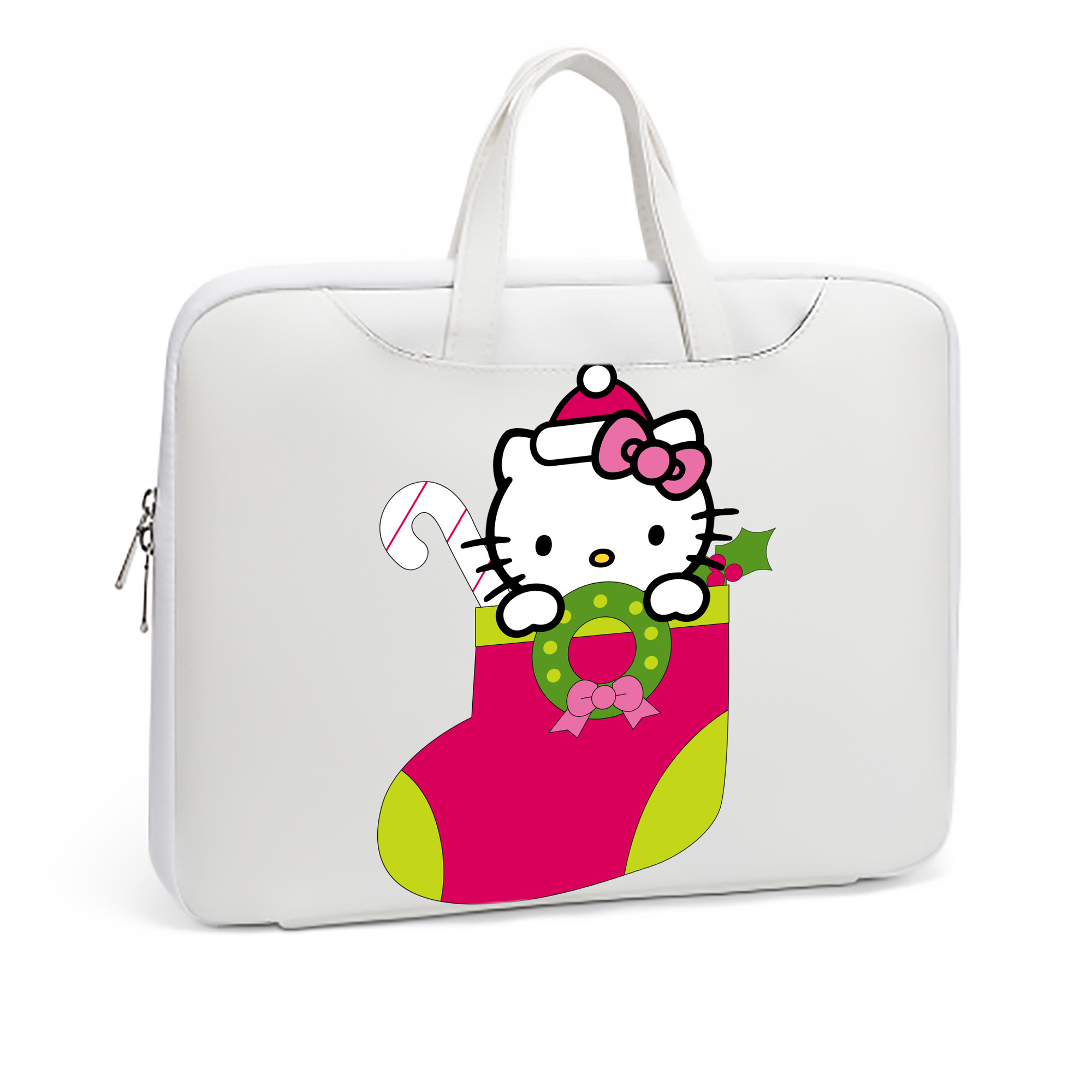 （画像用） Hello Kitty ハローキティ レザーラップトップバッグ　ノートパソコンケース