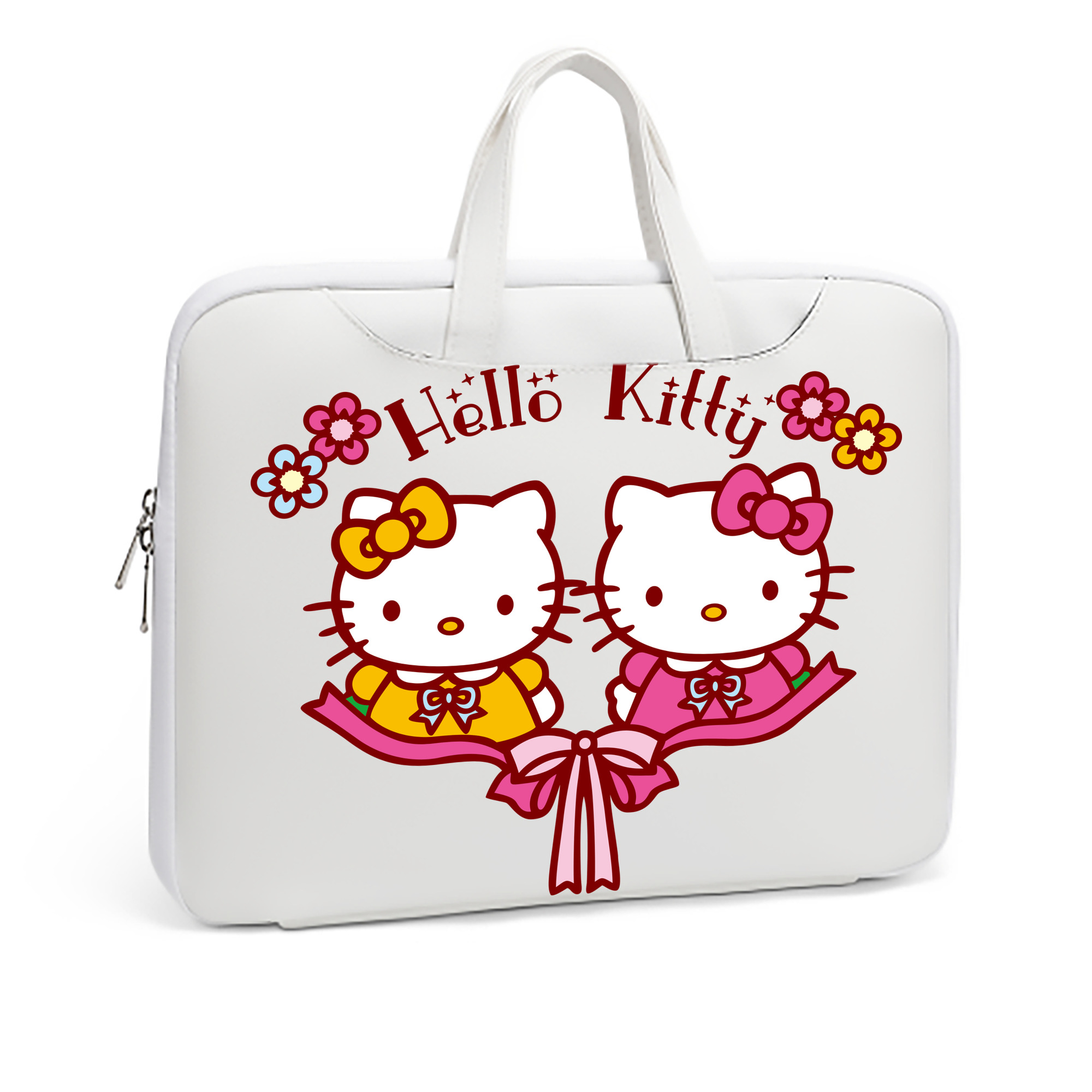 （画像用） Hello Kitty ハローキティ レザーラップトップバッグ　ノートパソコンケース