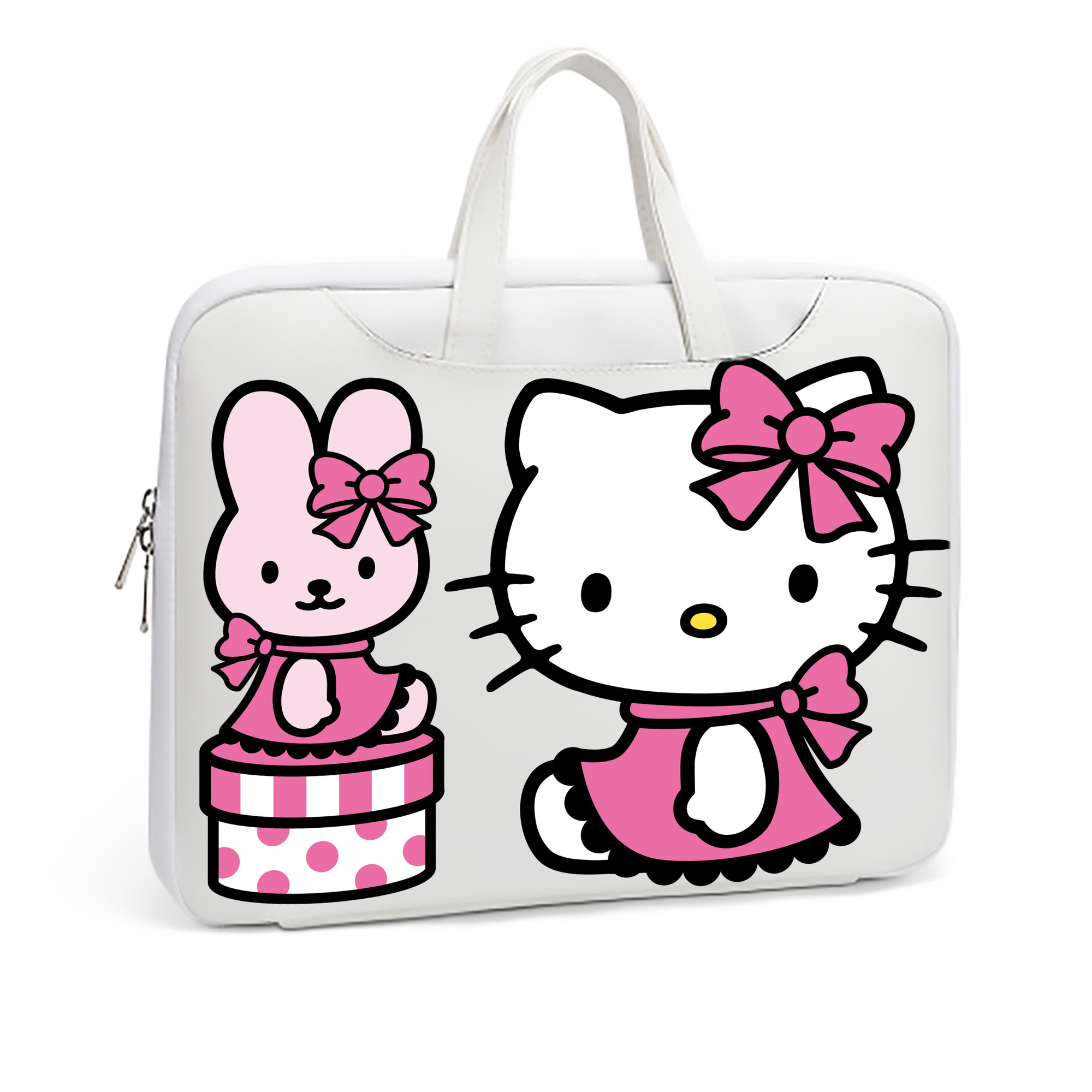 （画像用） Hello Kitty ハローキティ レザーラップトップバッグ　ノートパソコンケース