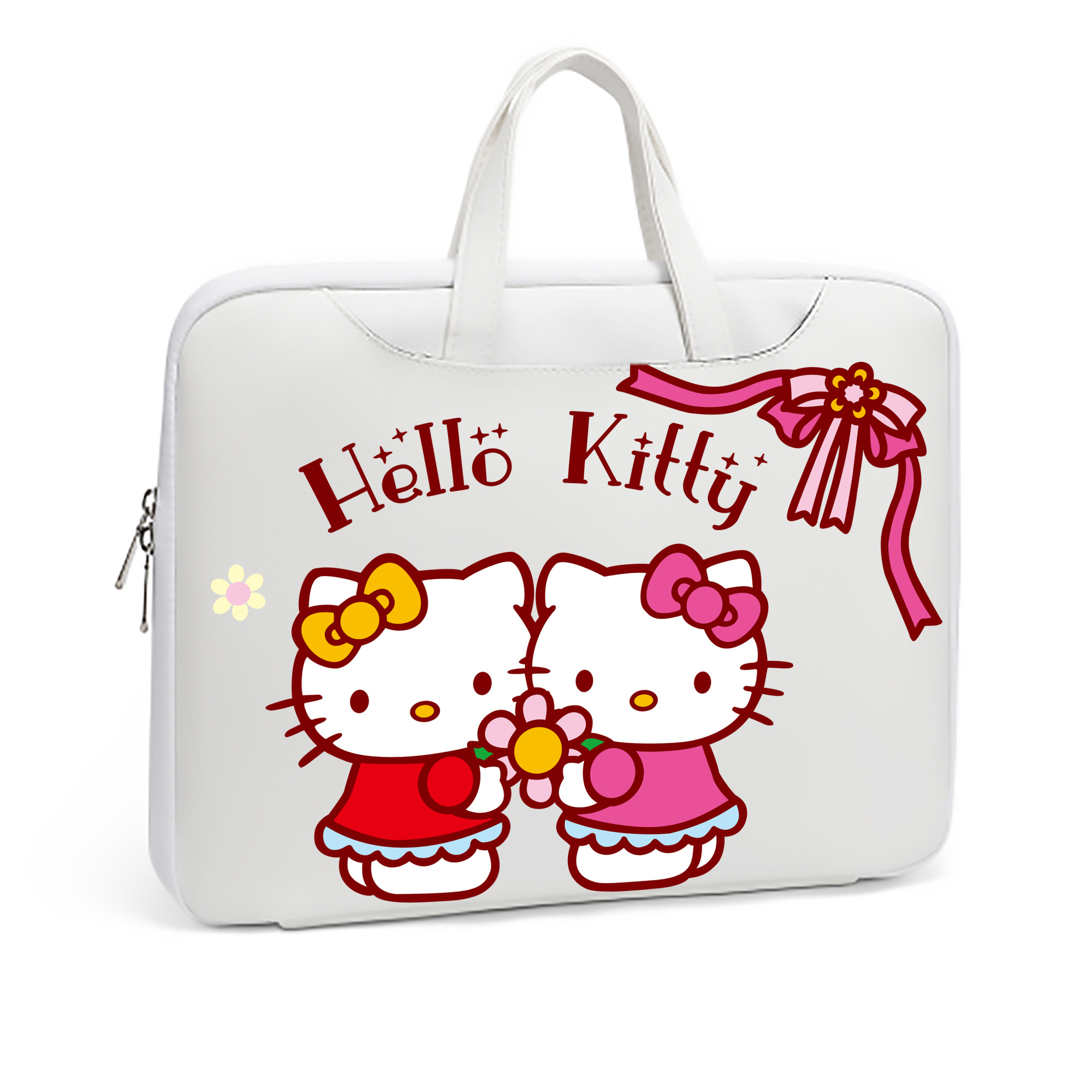（画像用） Hello Kitty ハローキティ レザーラップトップバッグ　ノートパソコンケース