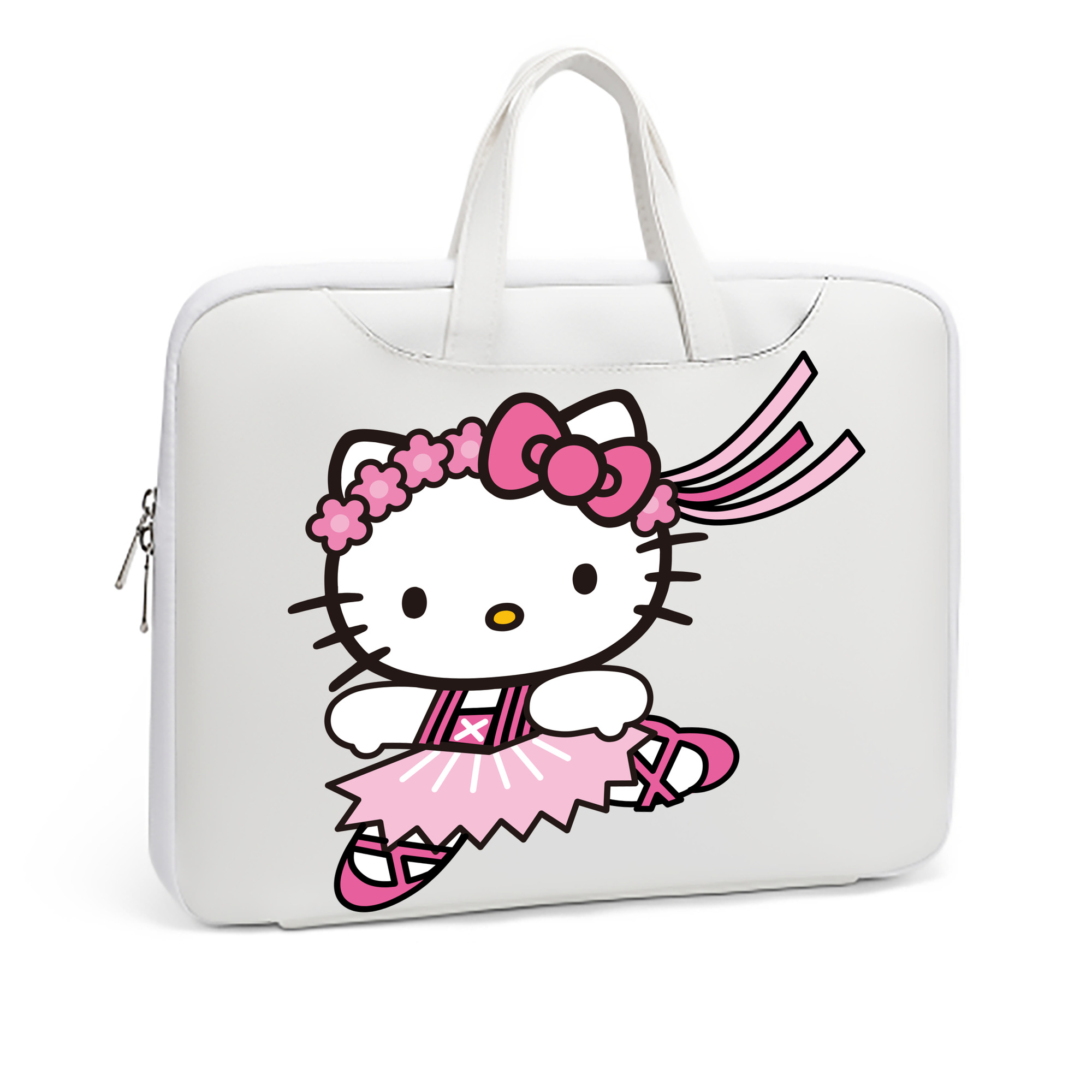 （画像用） Hello Kitty ハローキティ レザーラップトップバッグ　ノートパソコンケース