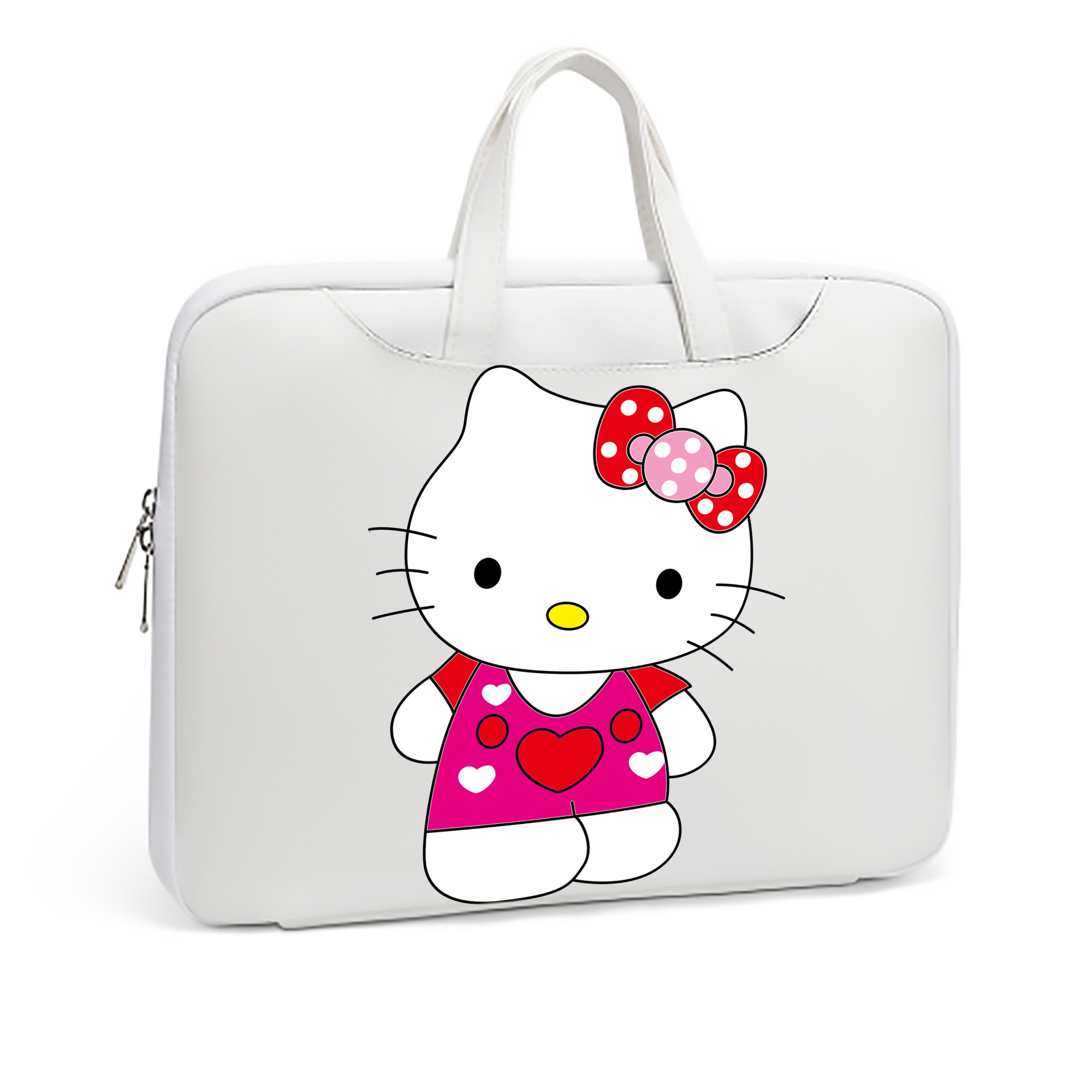 （画像用） Hello Kitty ハローキティ レザーラップトップバッグ　ノートパソコンケース