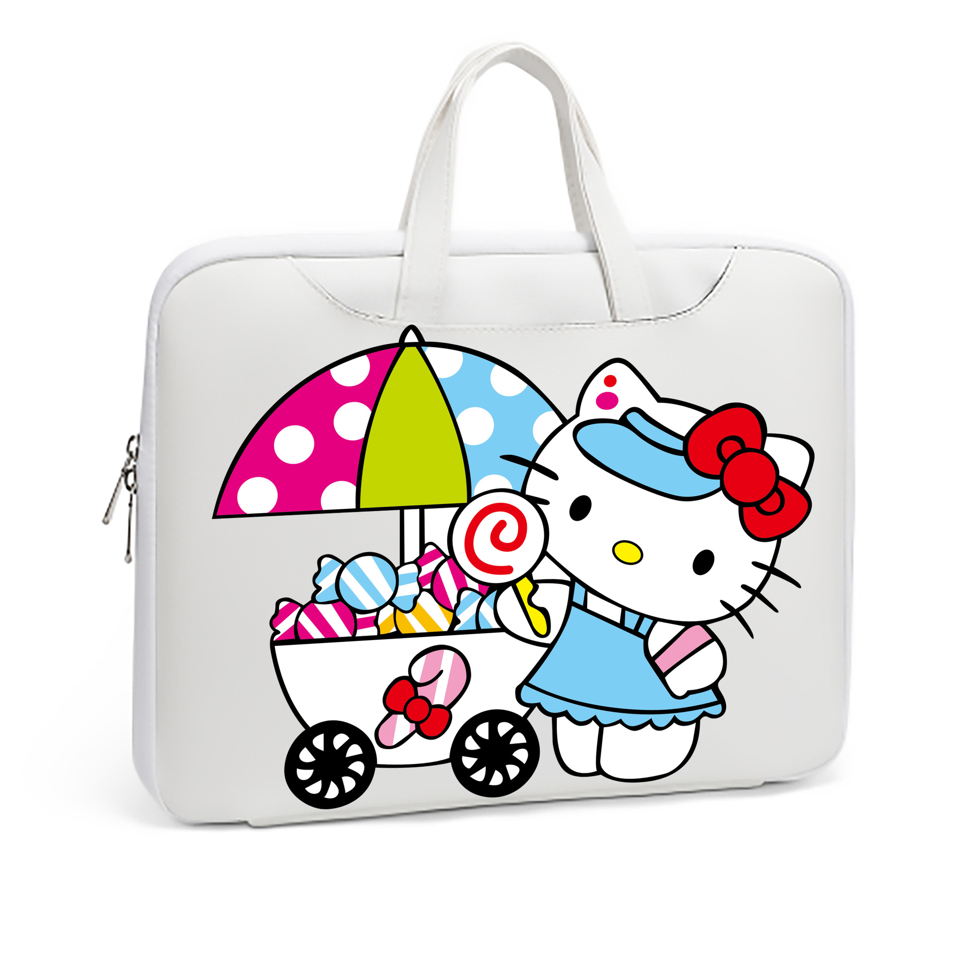 （画像用） Hello Kitty ハローキティ レザーラップトップバッグ　ノートパソコンケース
