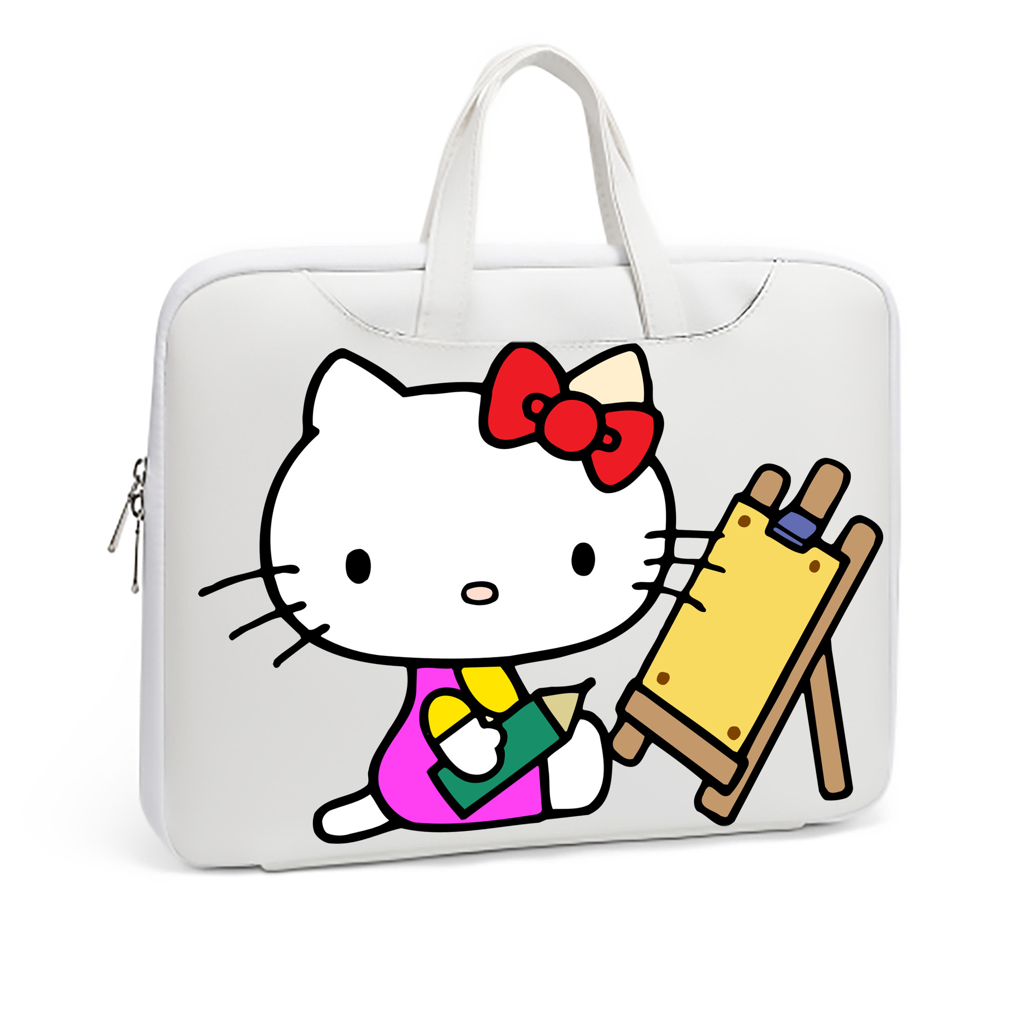 （画像用） Hello Kitty ハローキティ レザーラップトップバッグ　ノートパソコンケース