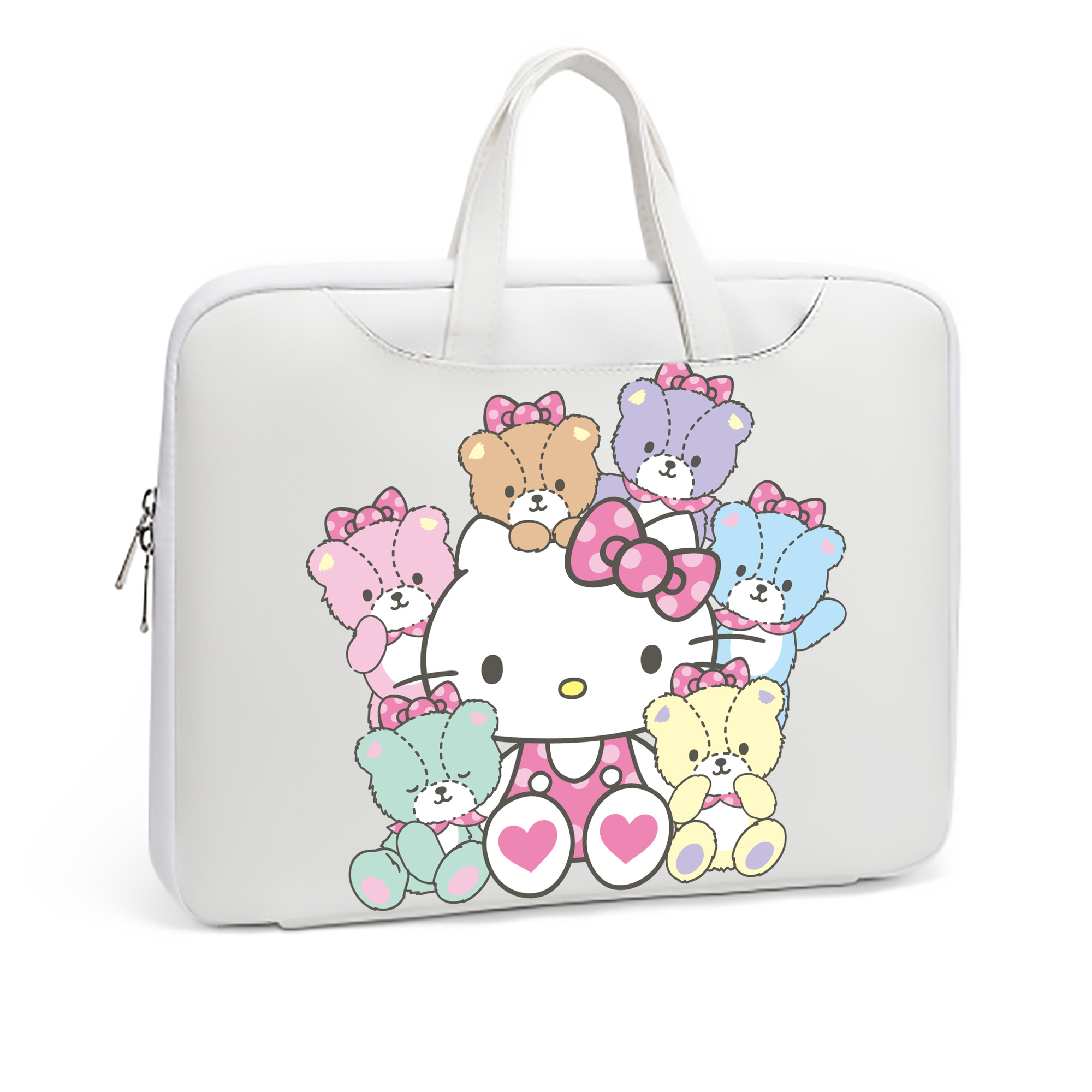 （画像用） Hello Kitty ハローキティ レザーラップトップバッグ　ノートパソコンケース