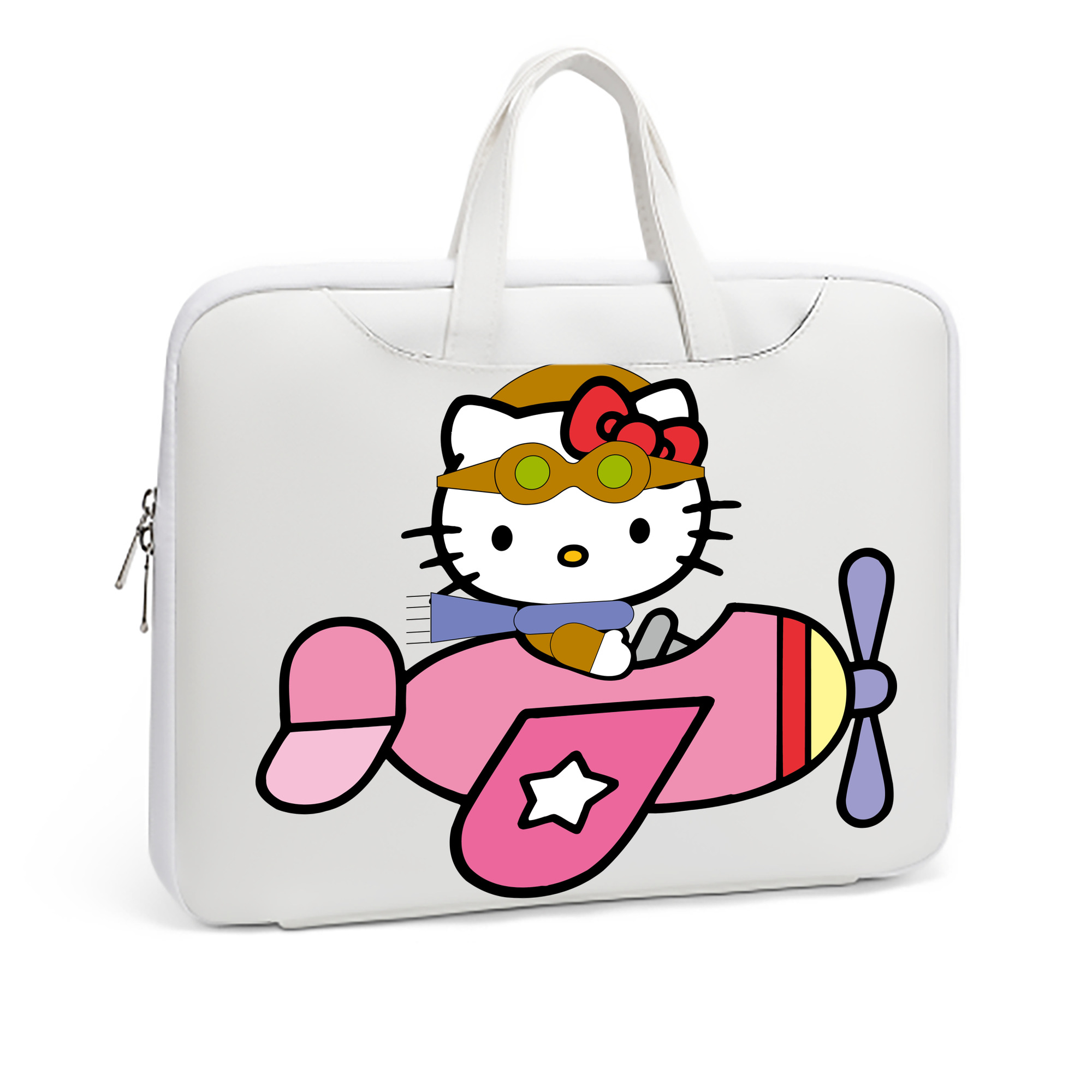 （画像用） Hello Kitty ハローキティ レザーラップトップバッグ　ノートパソコンケース