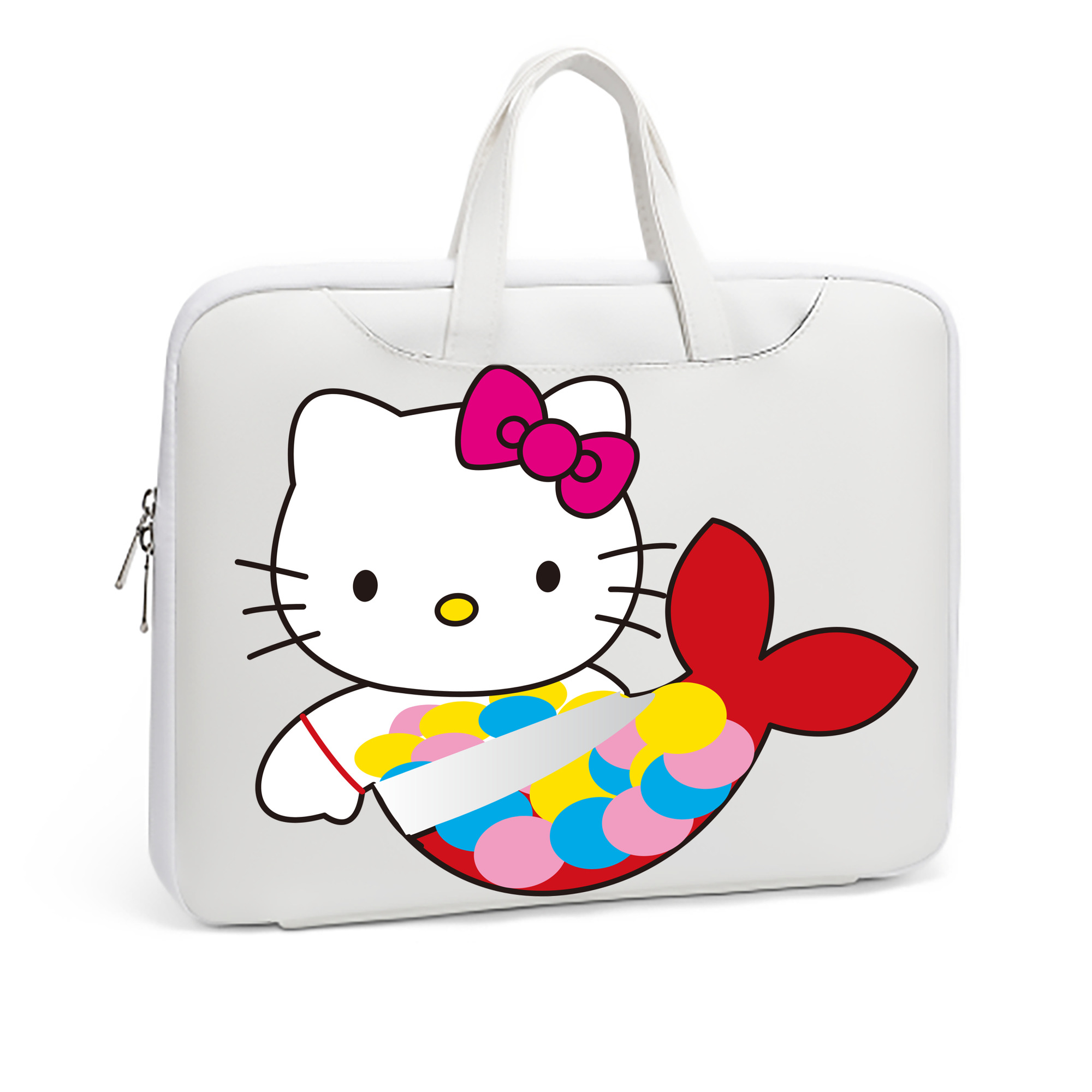 （画像用） Hello Kitty ハローキティ レザーラップトップバッグ　ノートパソコンケース