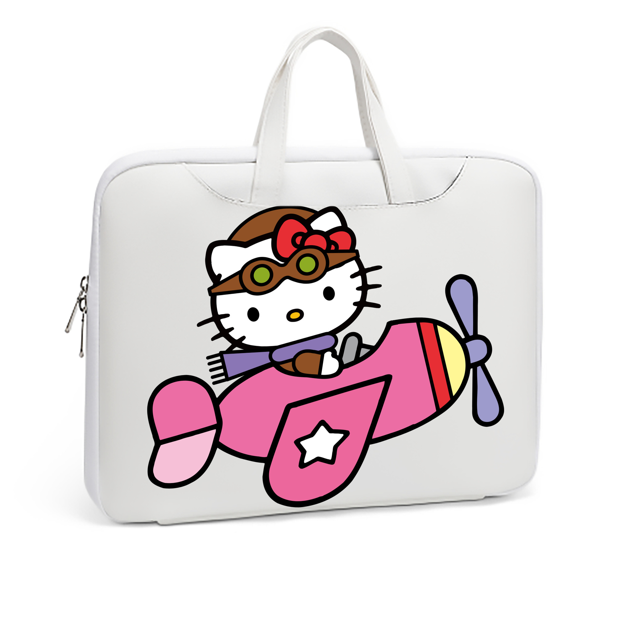 （画像用） Hello Kitty ハローキティ レザーラップトップバッグ　ノートパソコンケース