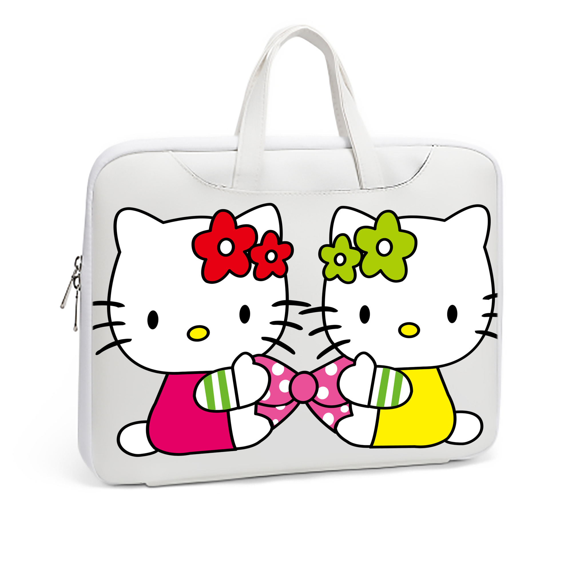 （画像用） Hello Kitty ハローキティ レザーラップトップバッグ　ノートパソコンケース