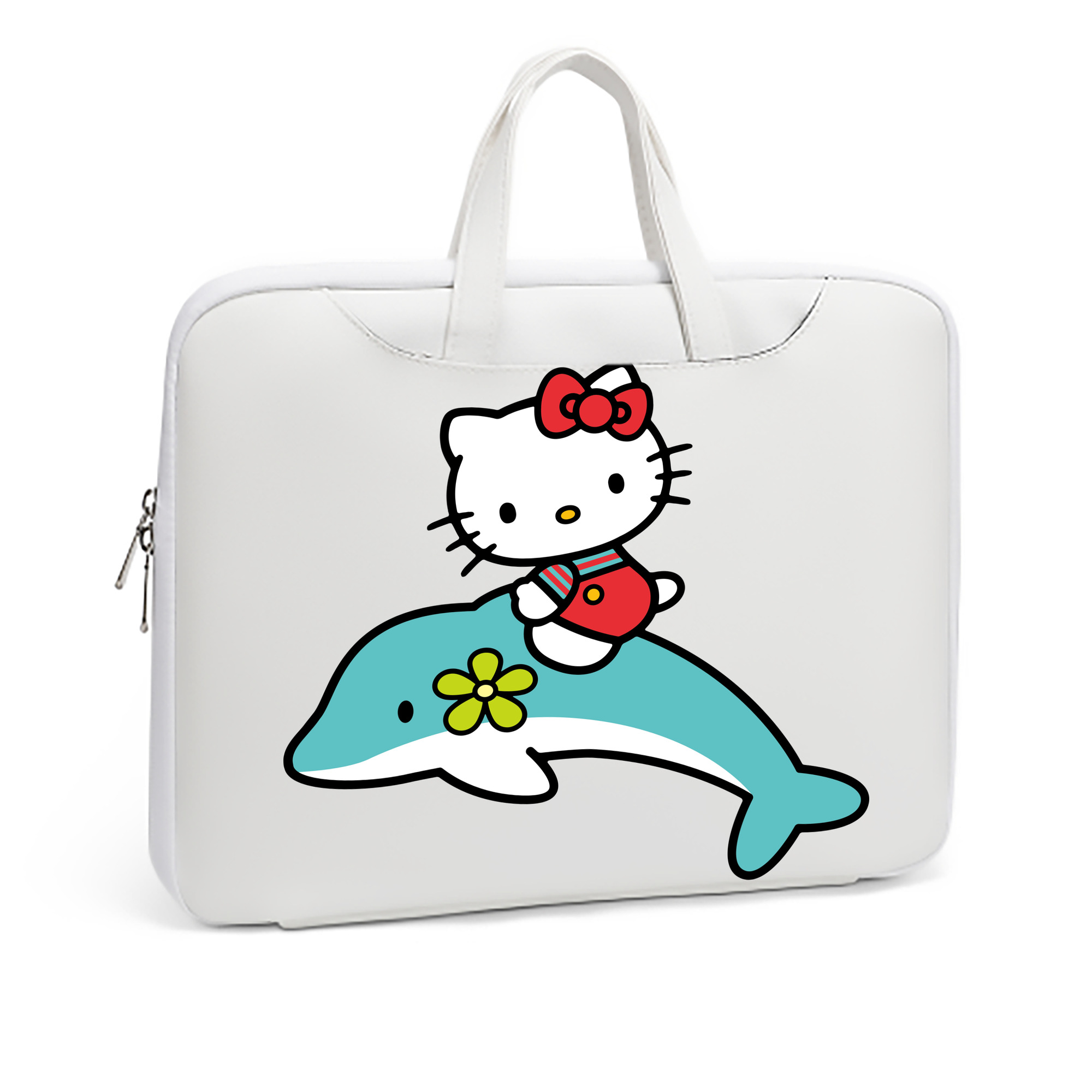 （画像用） Hello Kitty ハローキティ レザーラップトップバッグ　ノートパソコンケース