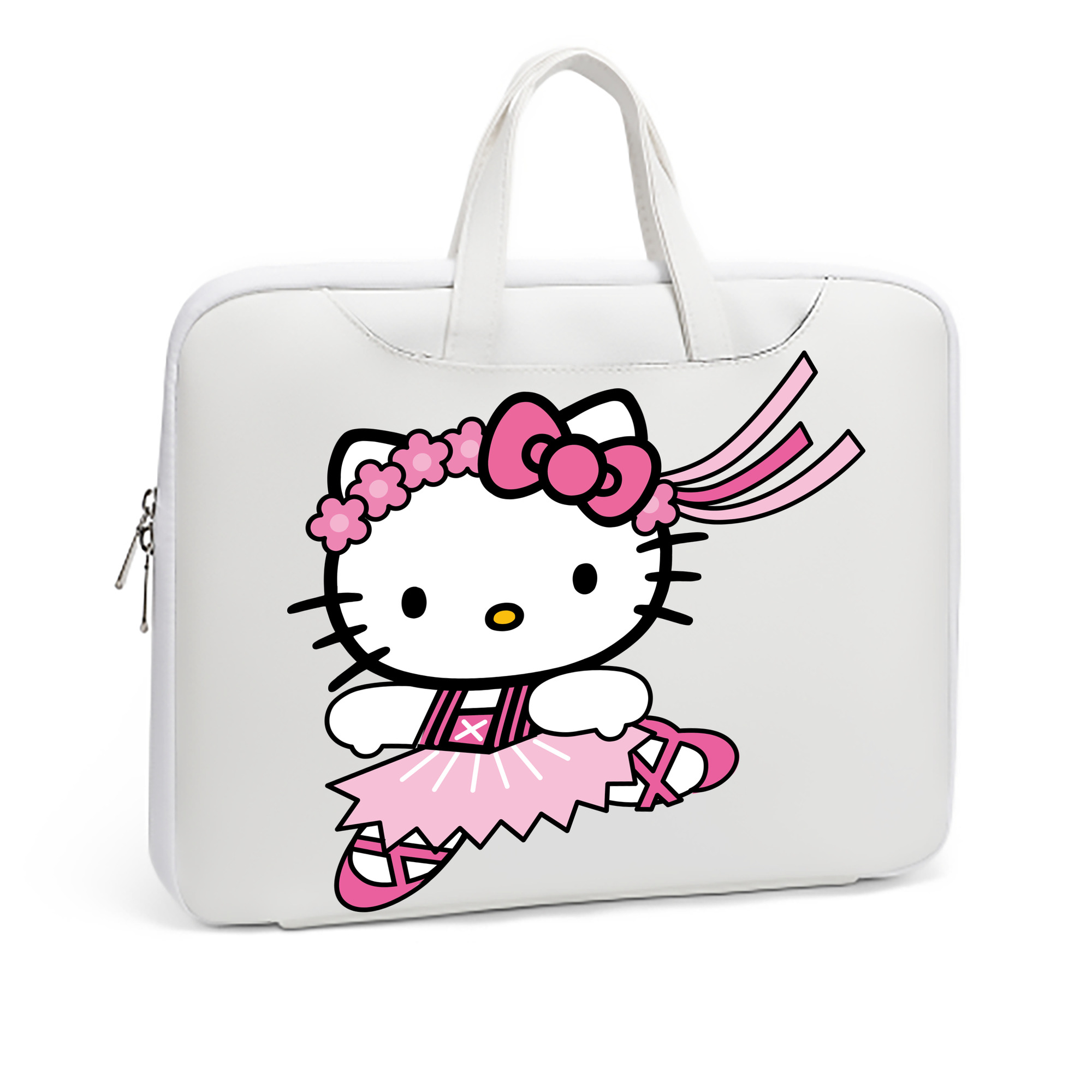 （画像用） Hello Kitty ハローキティ レザーラップトップバッグ　ノートパソコンケース
