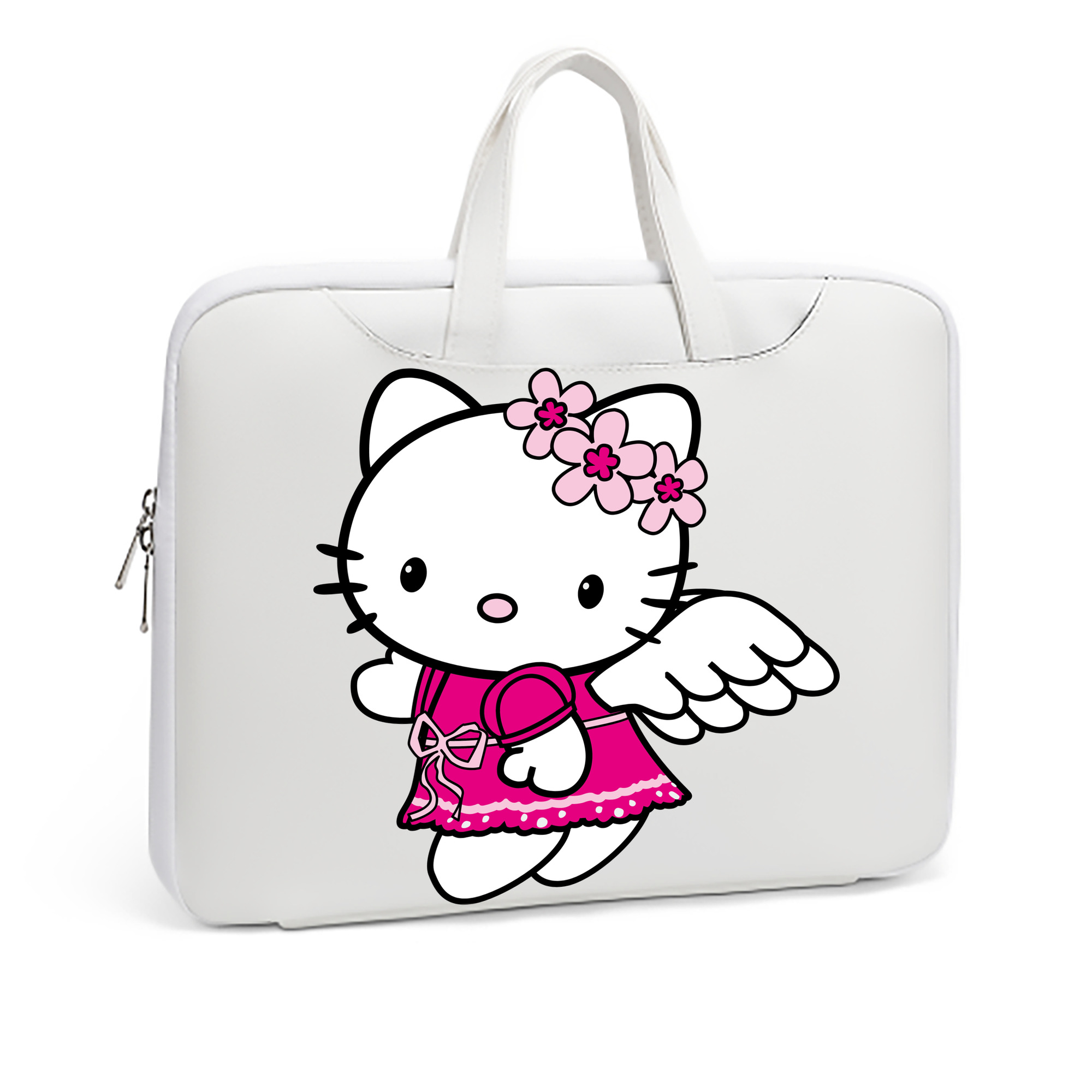 （画像用） Hello Kitty ハローキティ レザーラップトップバッグ　ノートパソコンケース