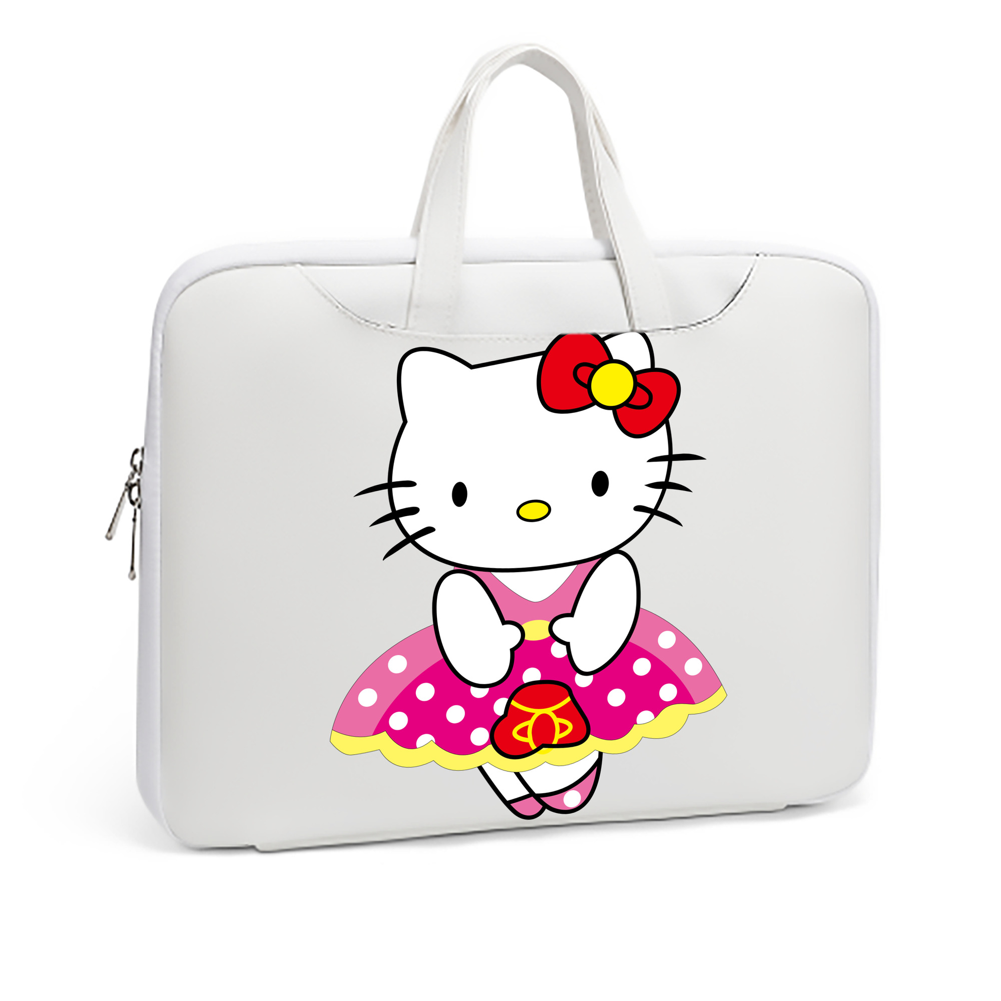 （画像用） Hello Kitty ハローキティ レザーラップトップバッグ　ノートパソコンケース