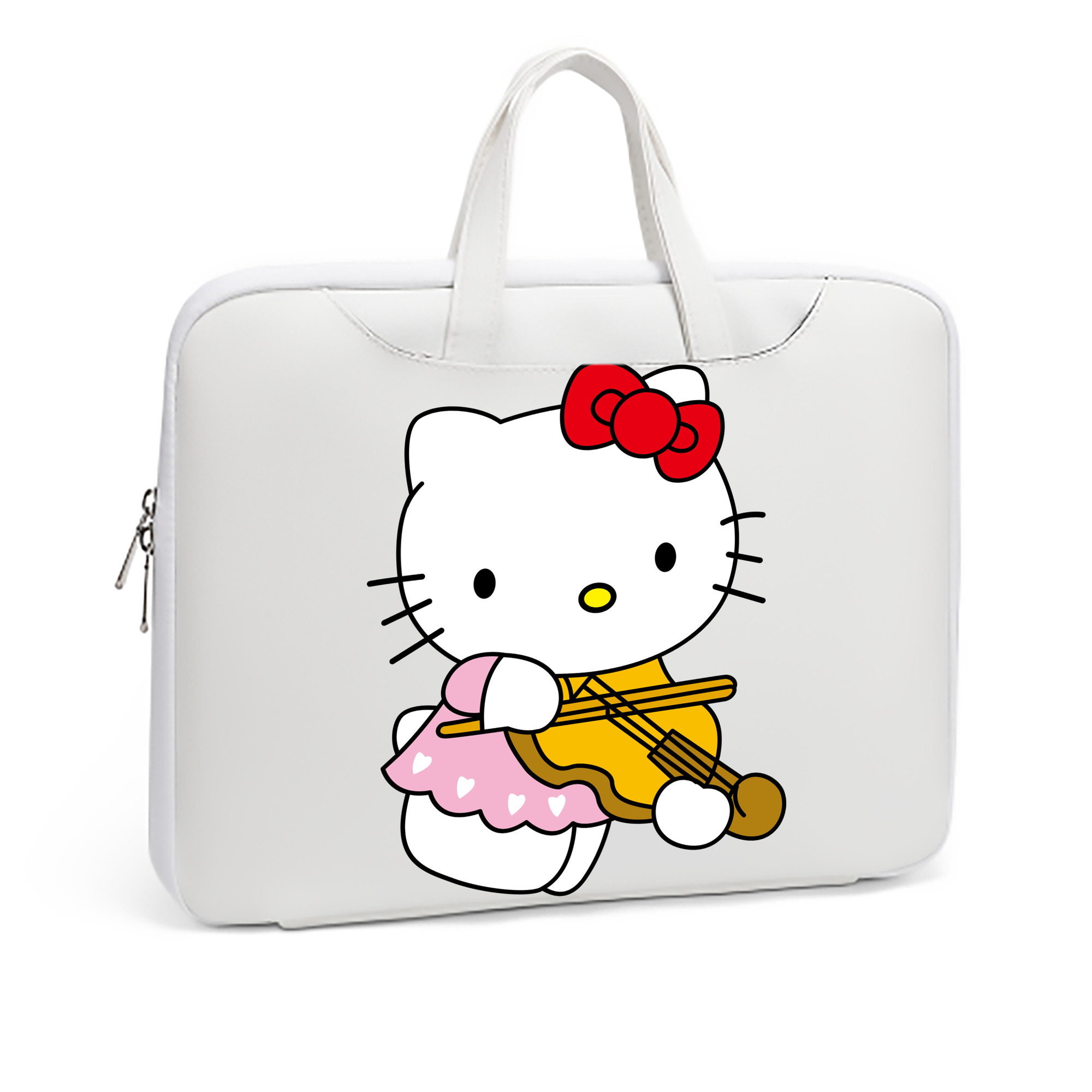 （画像用） Hello Kitty ハローキティ レザーラップトップバッグ　ノートパソコンケース