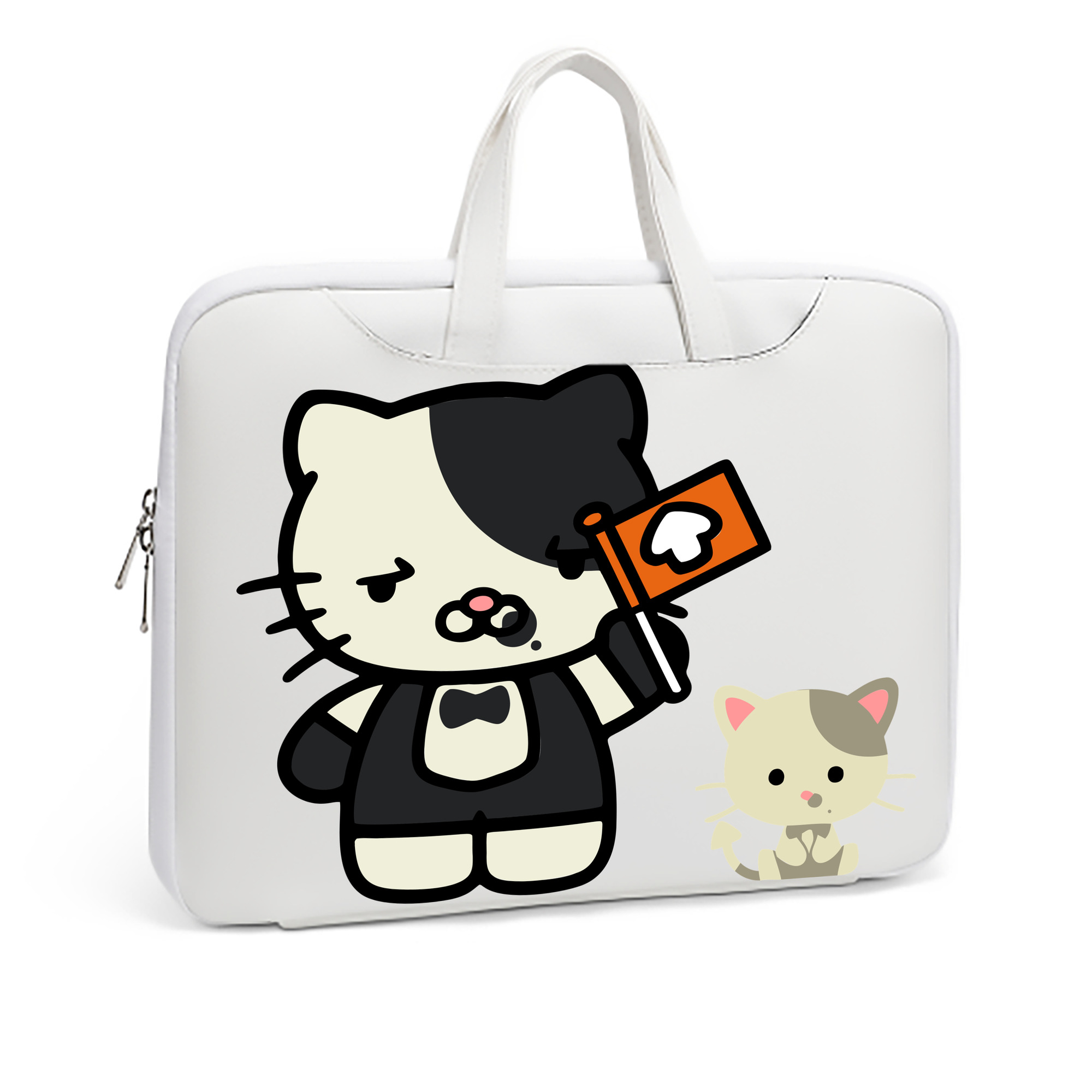 （画像用） Hello Kitty ハローキティ レザーラップトップバッグ　ノートパソコンケース