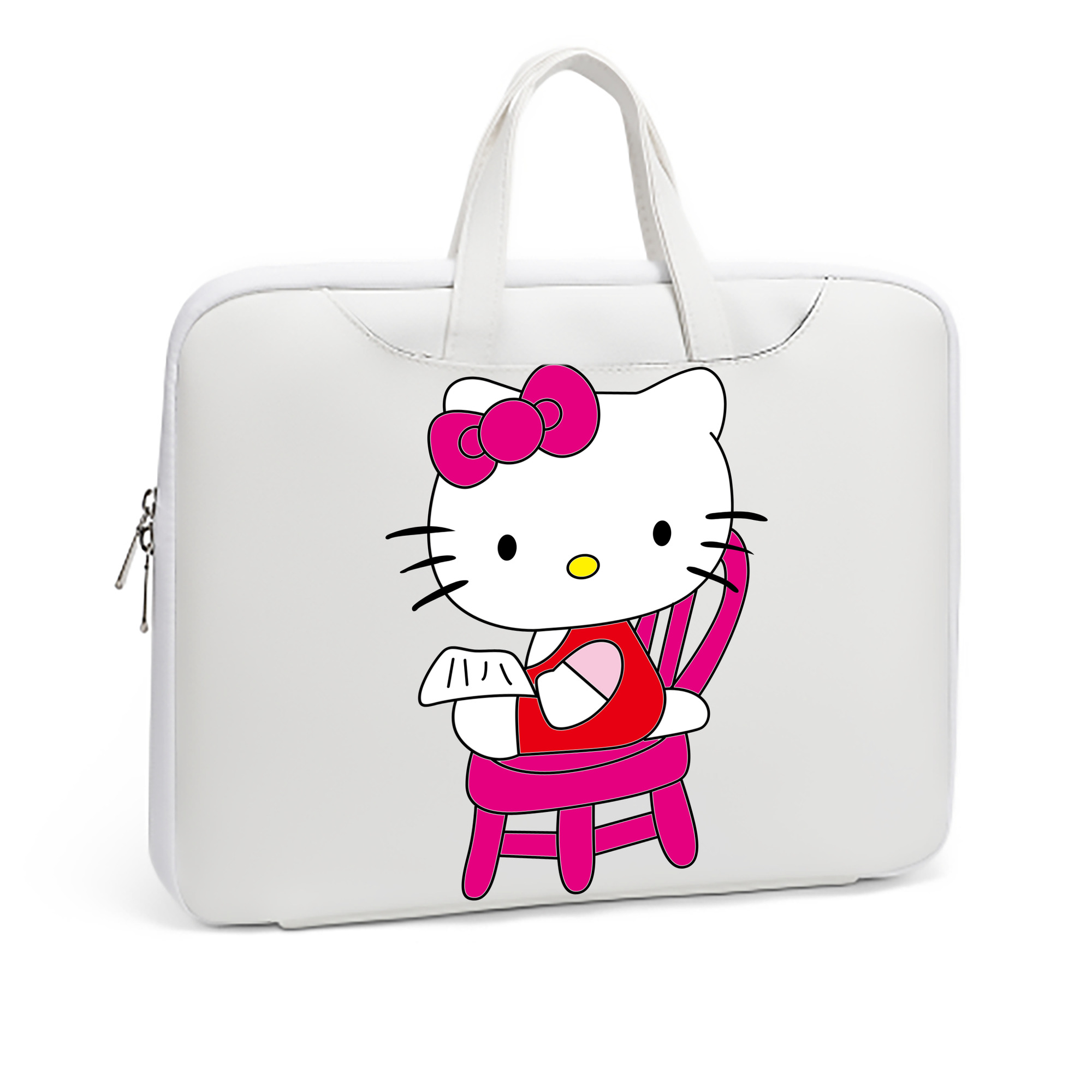 （画像用） Hello Kitty ハローキティ レザーラップトップバッグ　ノートパソコンケース