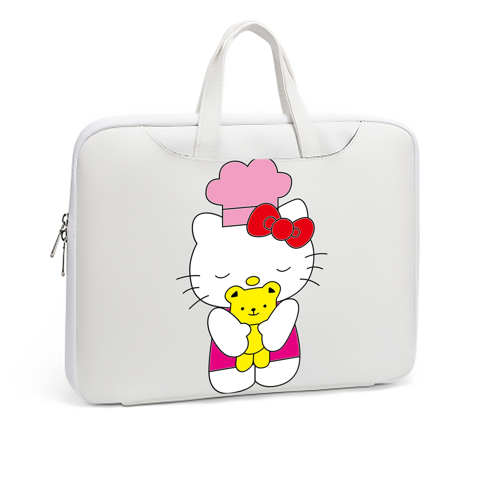 （画像用） Hello Kitty ハローキティ レザーラップトップバッグ　ノートパソコンケース