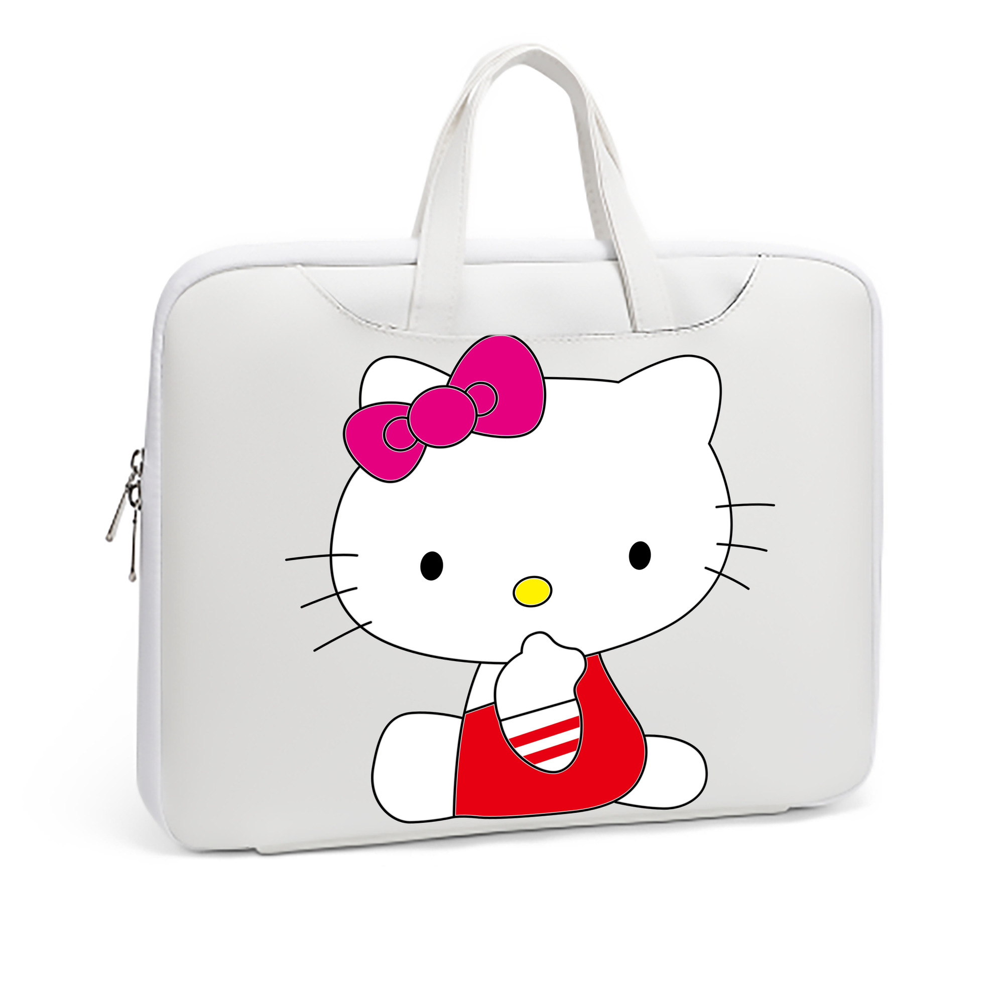 （画像用） Hello Kitty ハローキティ レザーラップトップバッグ　ノートパソコンケース