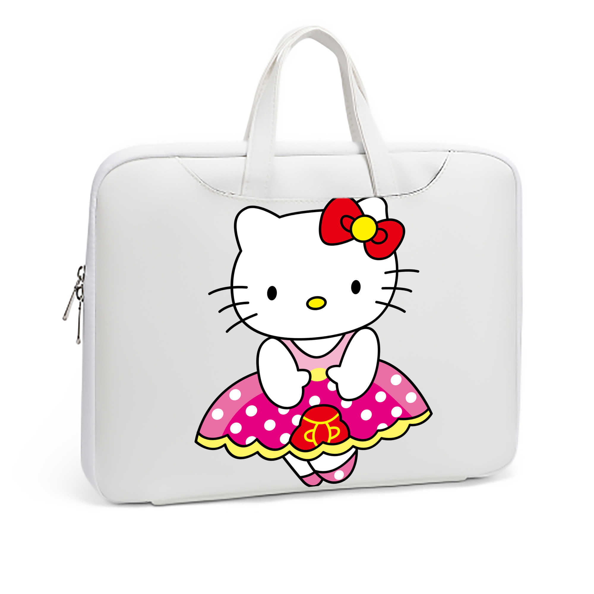 （画像用） Hello Kitty ハローキティ レザーラップトップバッグ　ノートパソコンケース