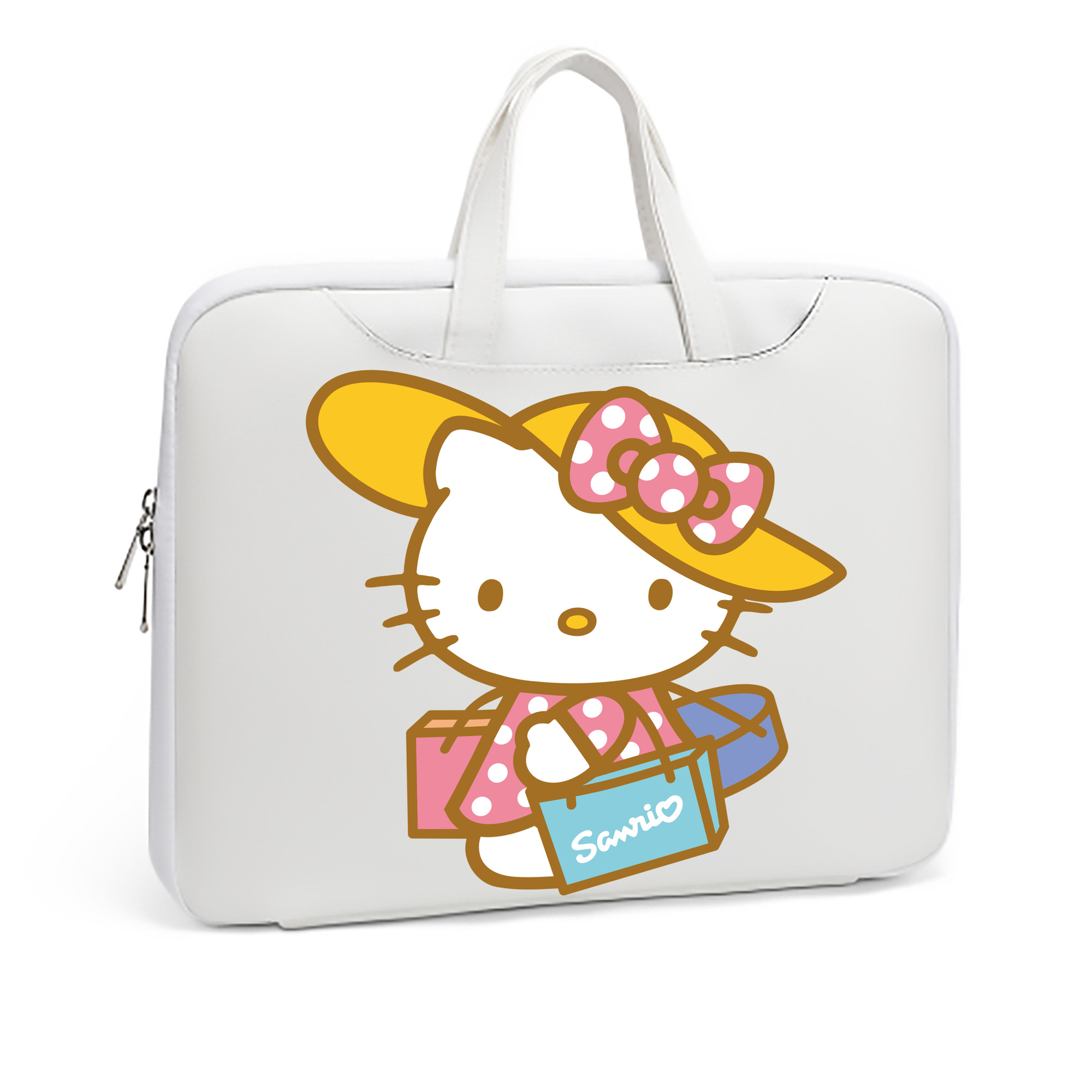 （画像用） Hello Kitty ハローキティ レザーラップトップバッグ　ノートパソコンケース