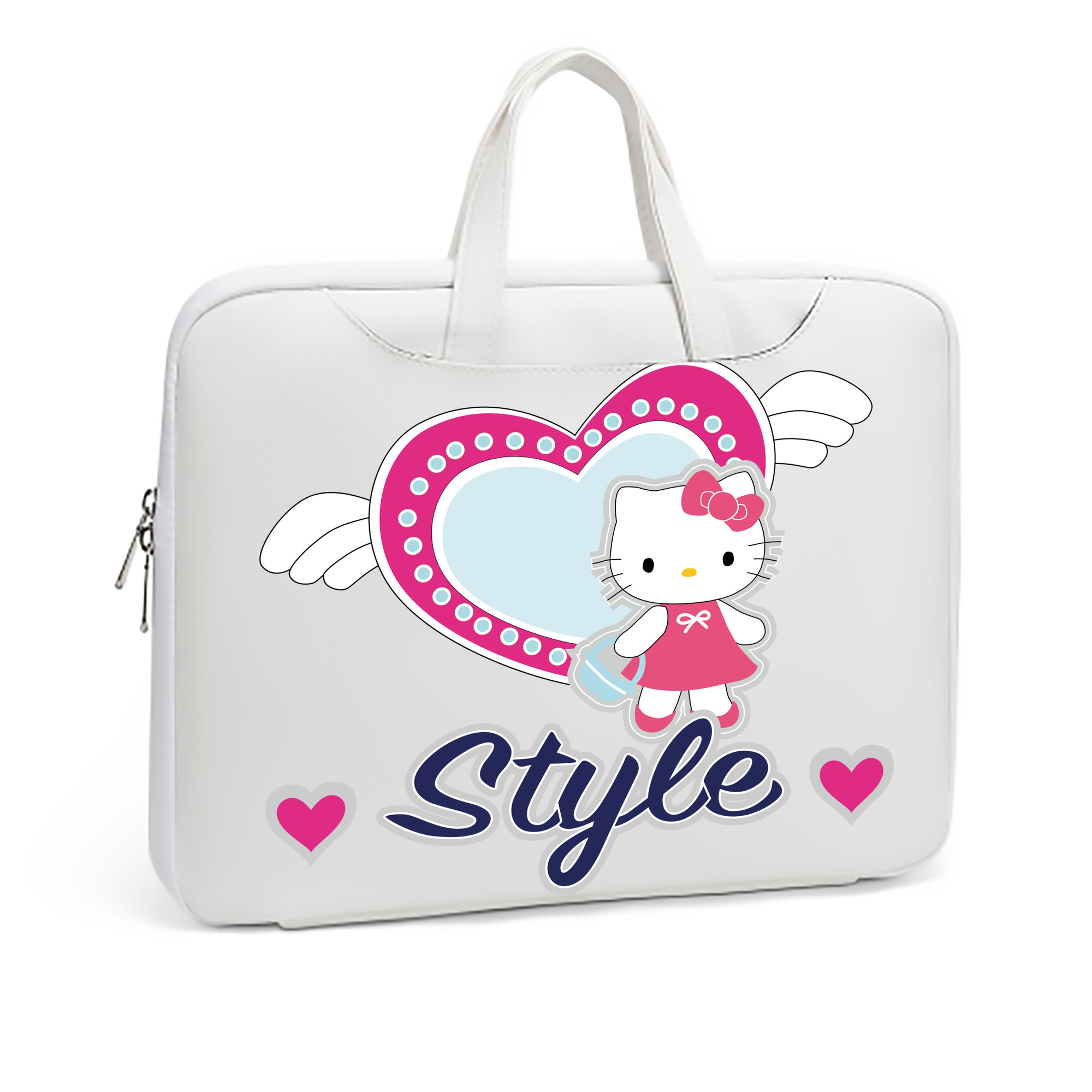 （画像用） Hello Kitty ハローキティ レザーラップトップバッグ　ノートパソコンケース