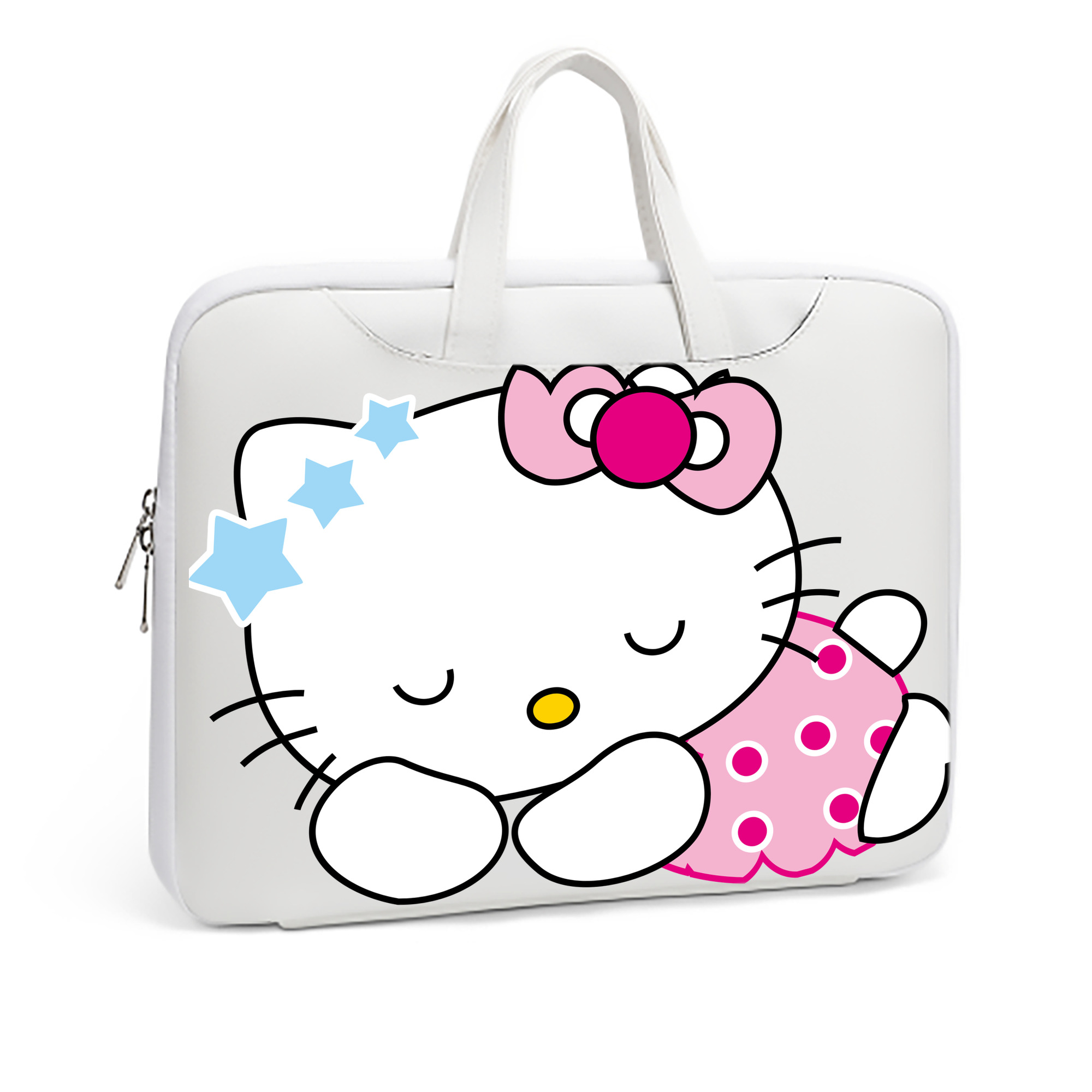 （画像用） Hello Kitty ハローキティ レザーラップトップバッグ　ノートパソコンケース