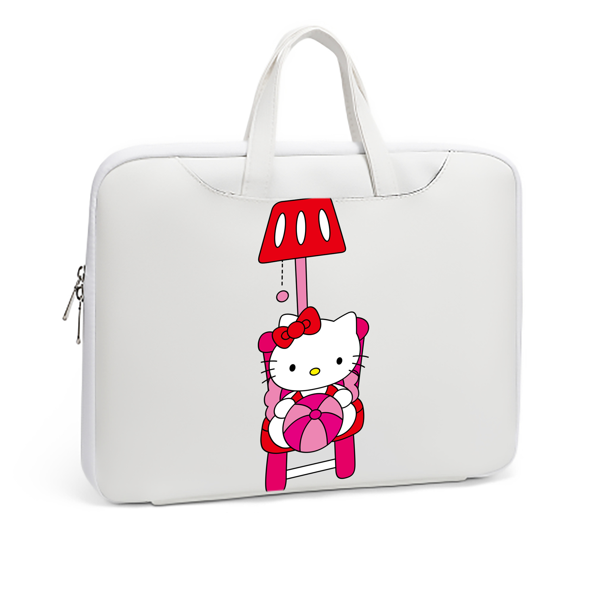 （画像用） Hello Kitty ハローキティ レザーラップトップバッグ　ノートパソコンケース