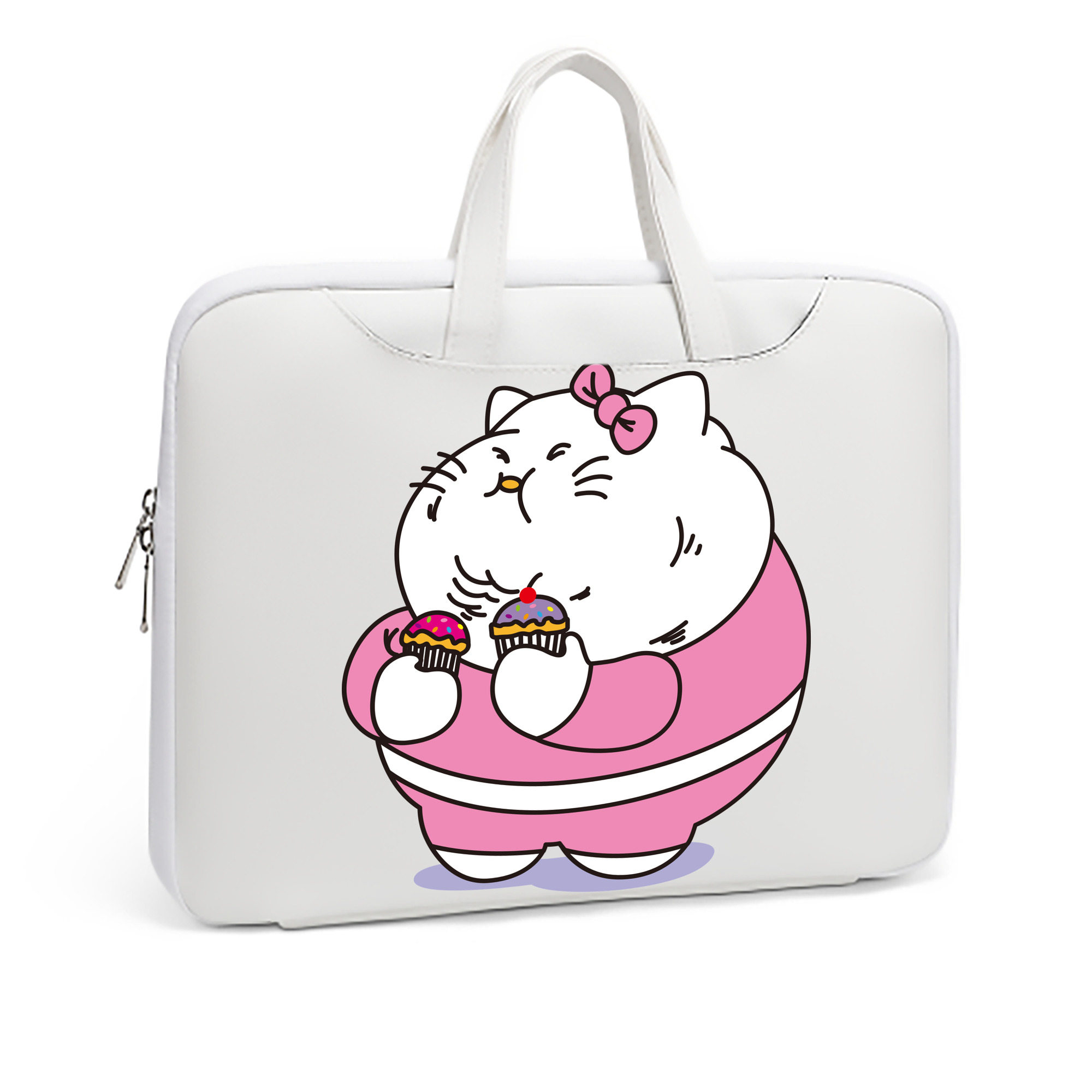 （画像用） Hello Kitty ハローキティ レザーラップトップバッグ　ノートパソコンケース