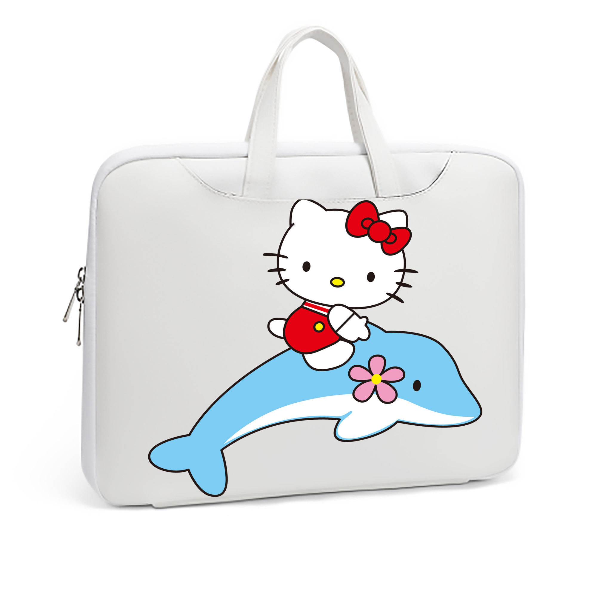 （画像用） Hello Kitty ハローキティ レザーラップトップバッグ　ノートパソコンケース