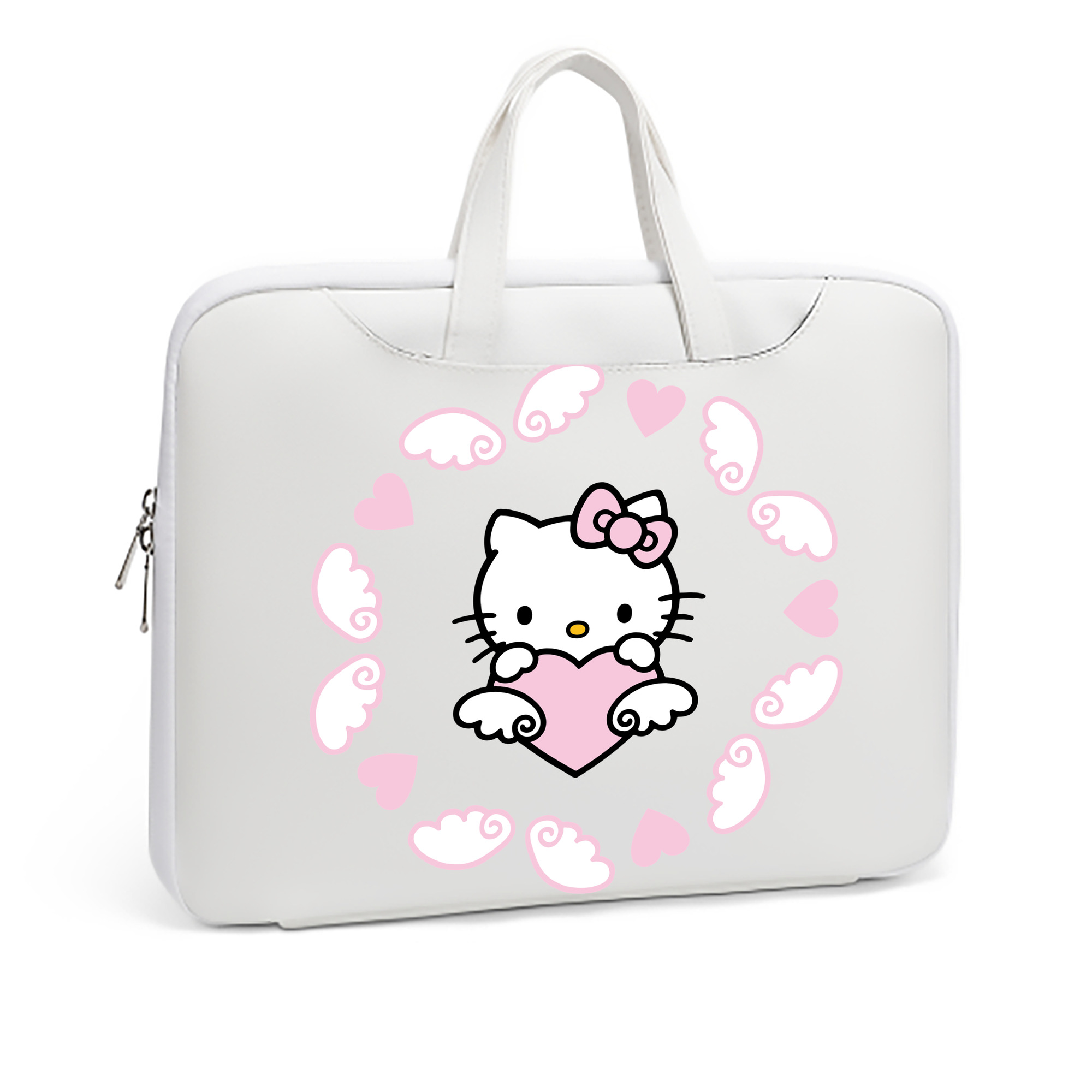 （画像用） Hello Kitty ハローキティ レザーラップトップバッグ　ノートパソコンケース