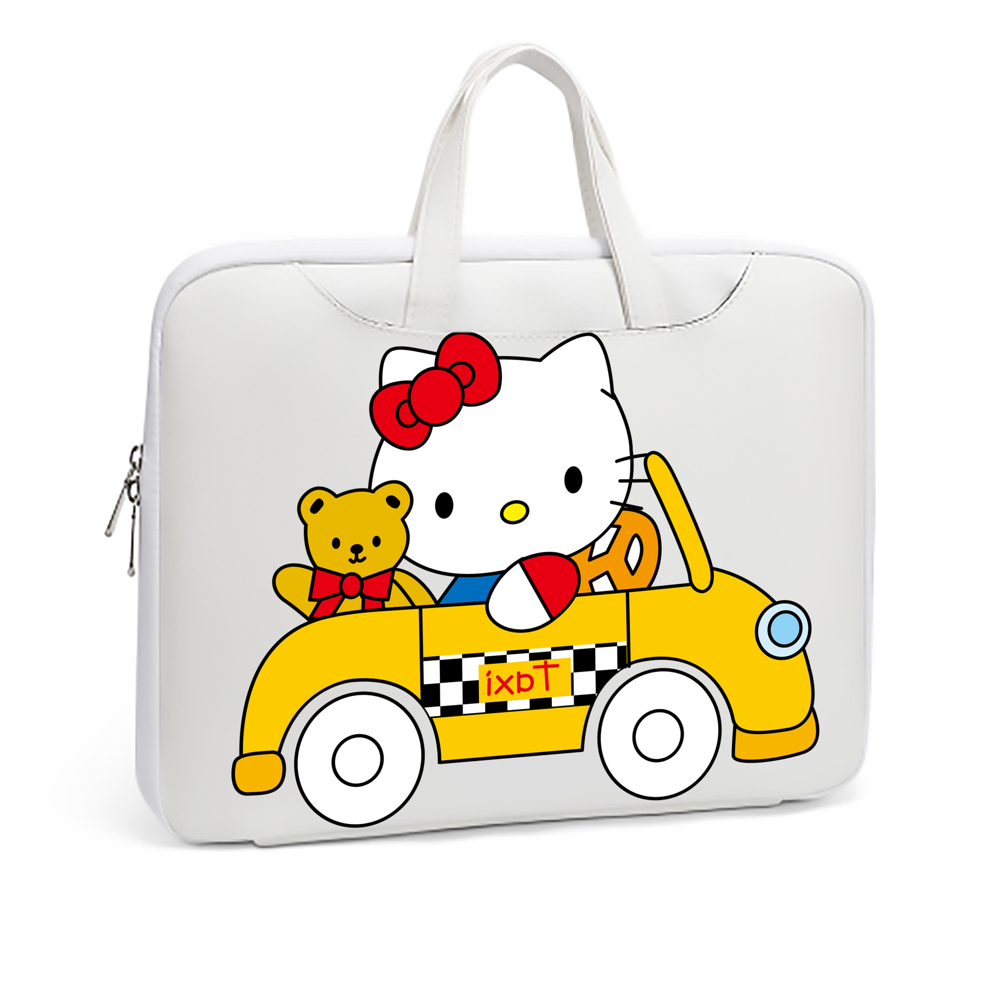 （画像用） Hello Kitty ハローキティ レザーラップトップバッグ　ノートパソコンケース